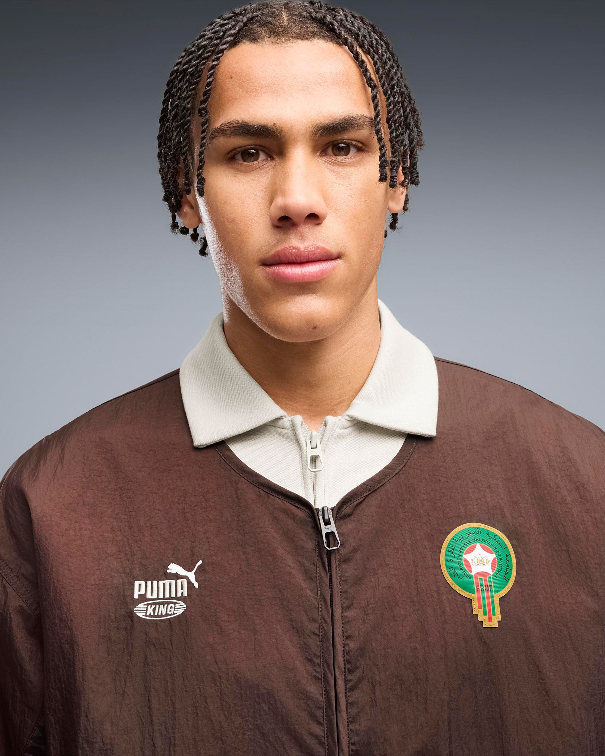 Jackets Coats Puma x Salehe Bembury x Morocco "King" Logo Relaxed Men's Track Jacket - 635129-13