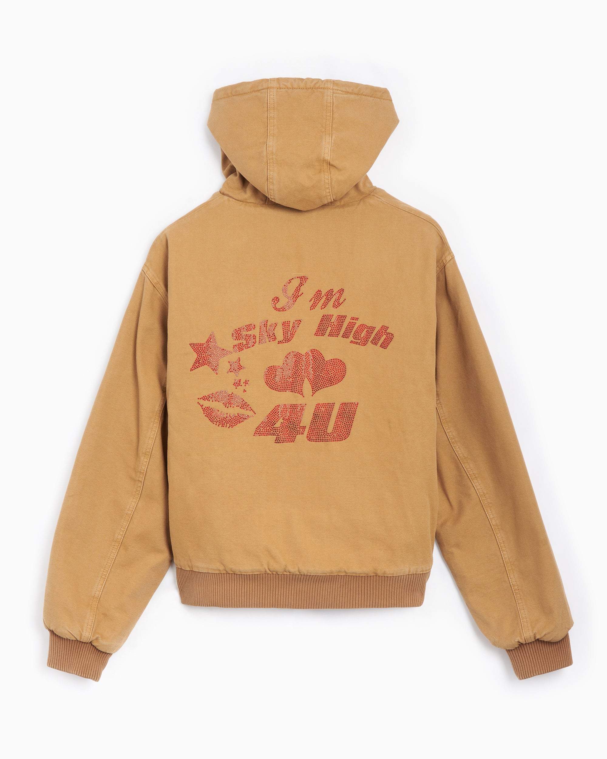 【SKY HIGH FARM WORKWEAR】SHF SAND Msize Work Jacket Sky High Farm Workwear Sh4U Men's Hooded Work Jacket para