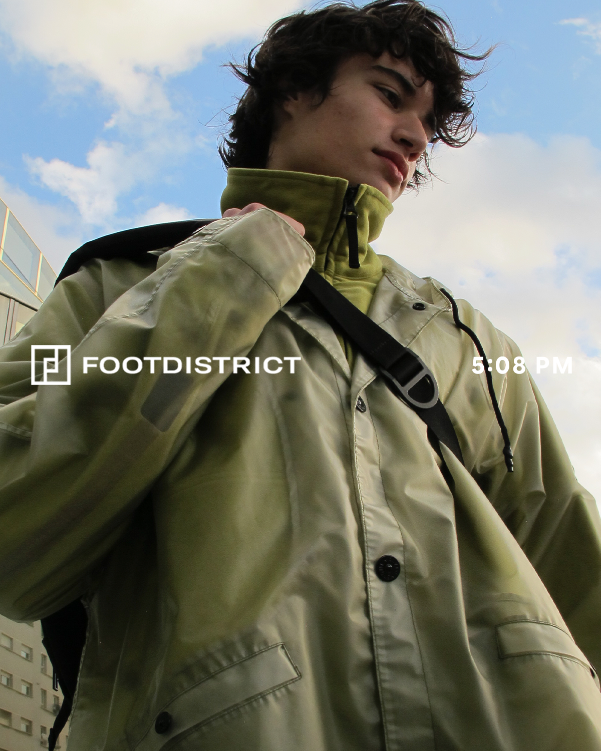 Jackets Coats Stone Island Translucent Cover Detachable Relaxed Men's Rain Jacket - K2S154100085S0243-V005D