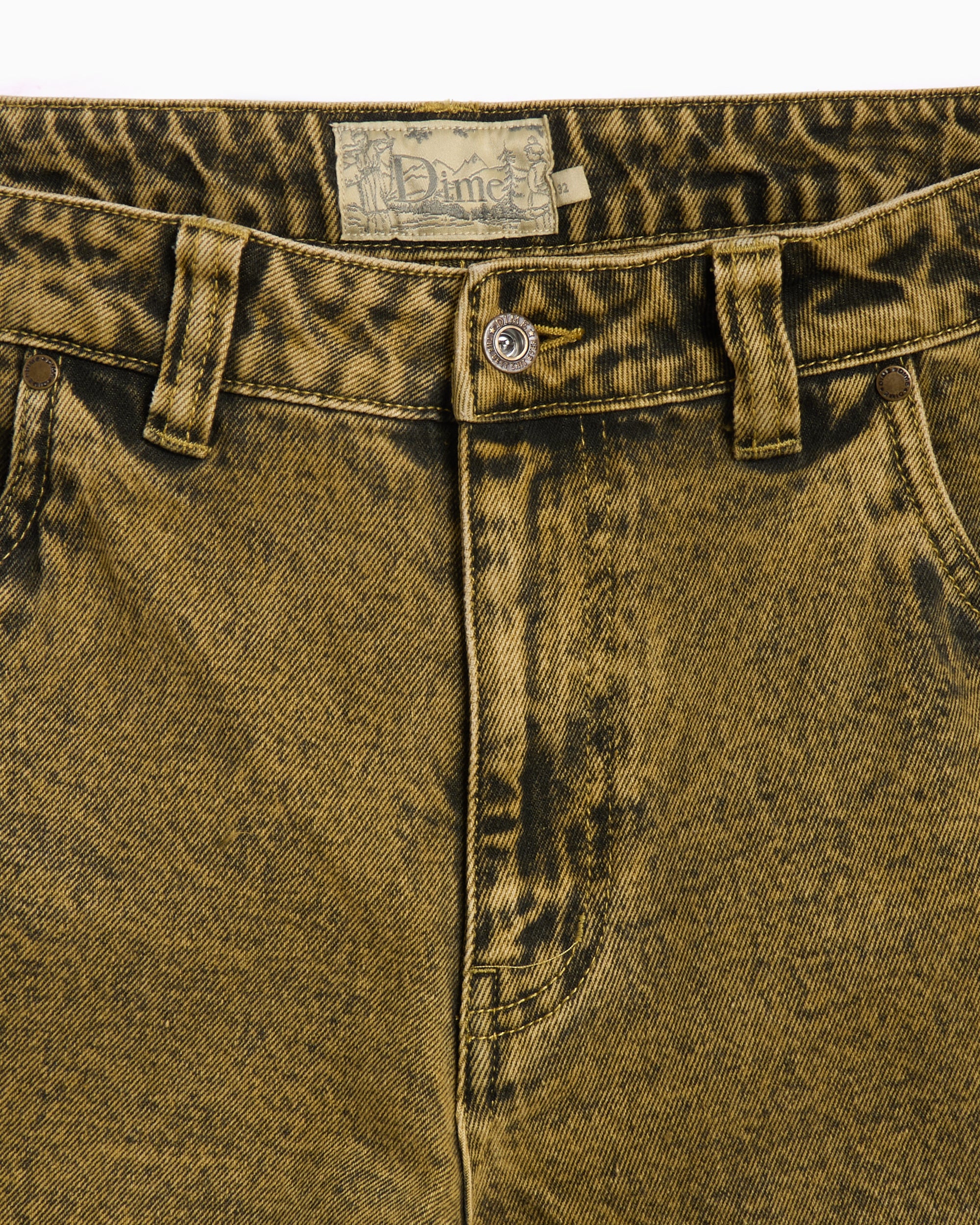 Jeans Dime MTL Classic Men's Baggy Denim Pants Relaxed Men's Jeans - DIMEHO2415GLD