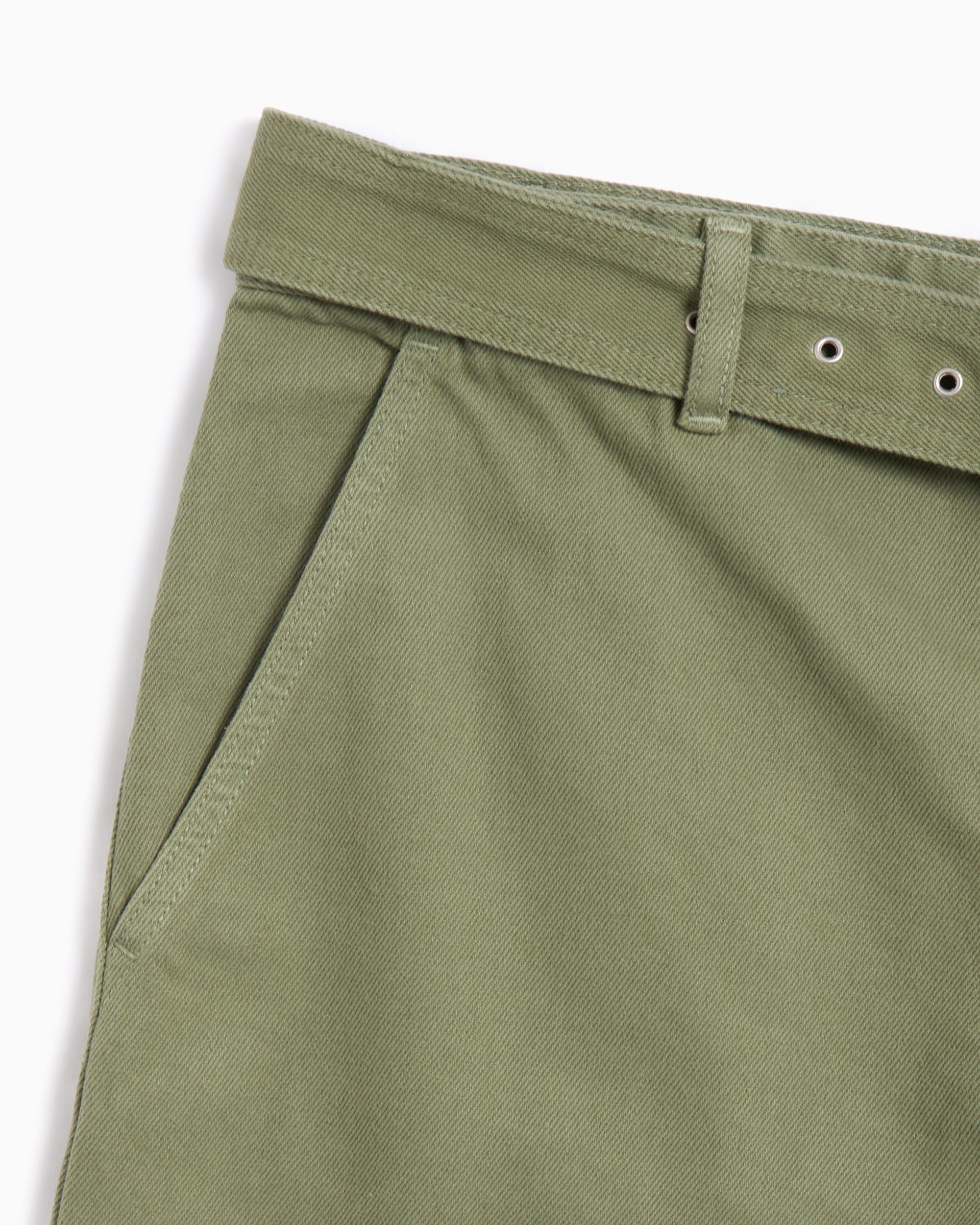 Jeans Maison Kitsuné Maison Kitsuné Belted Men's Denim Pants Relaxed Men's Cargo Jeans - OM01104WD4012-0077