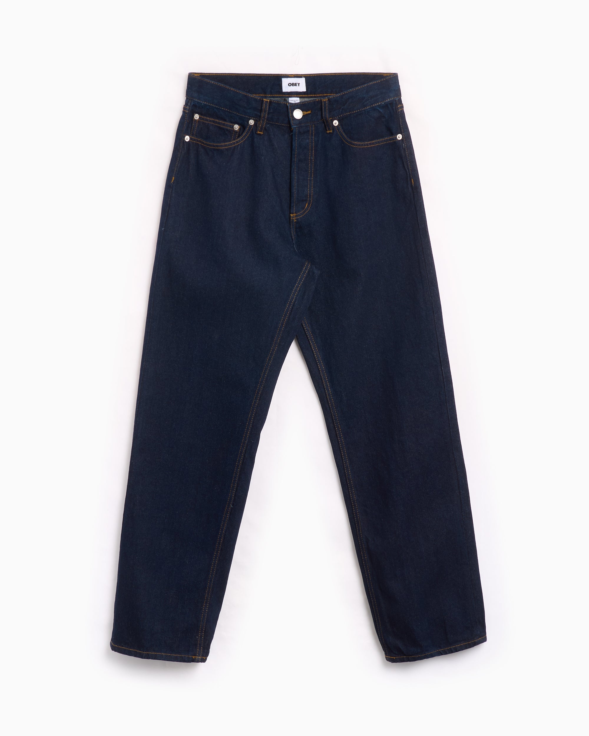 Jeans OBEY Clothing Hardwork Men's Denim Pants Men's Jeans - 142010077-RIN