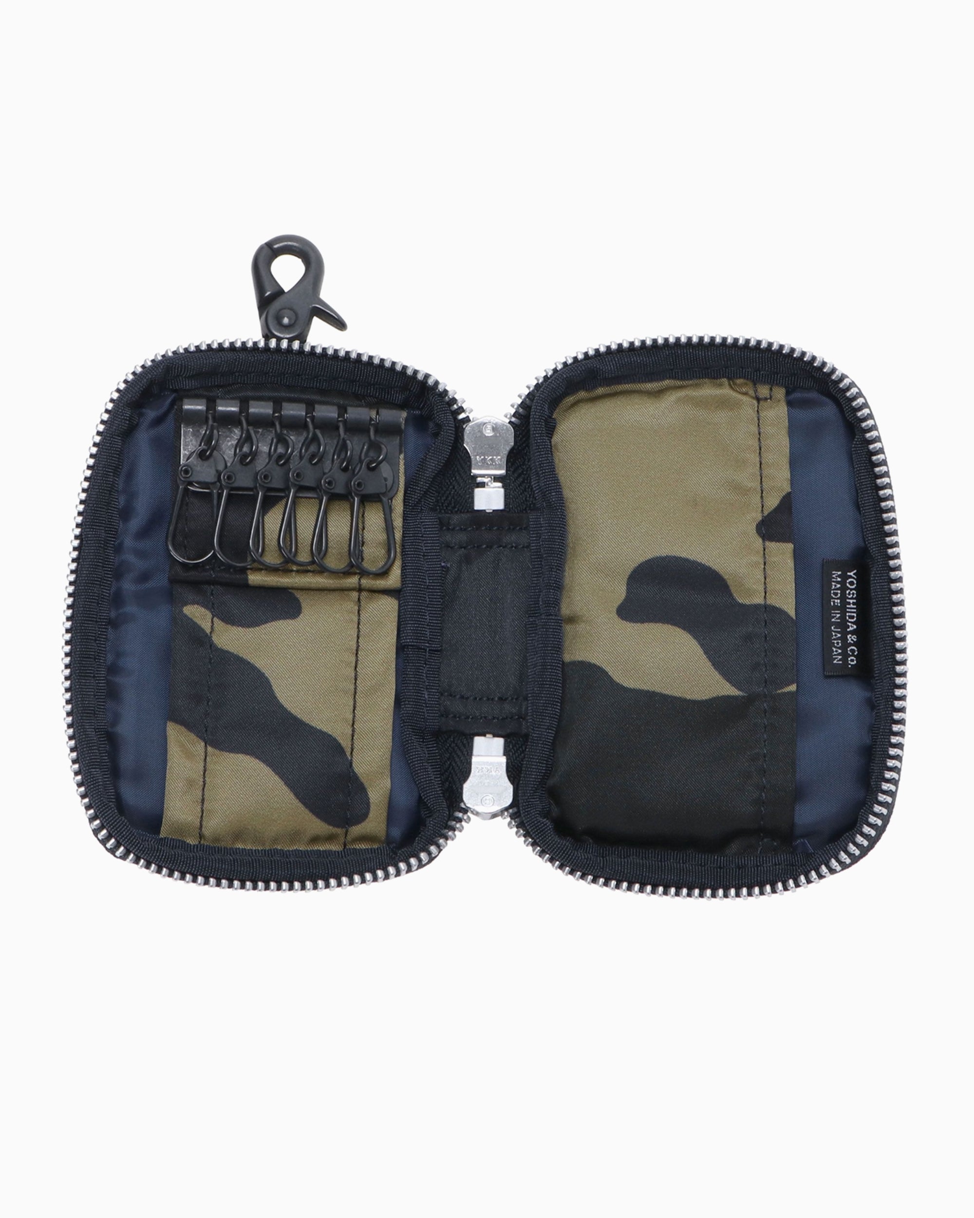 Keychains Porter-Yoshida & Co. Counter Shade Key Holder Unisex Keychain - 381-17863-WOODLANDKHAKI