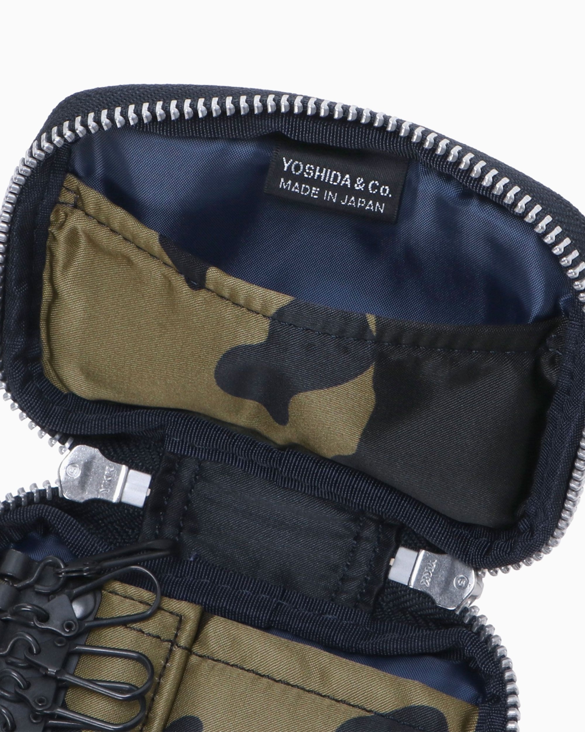 Keychains Porter-Yoshida & Co. Counter Shade Key Holder Unisex Keychain - 381-17863-WOODLANDKHAKI