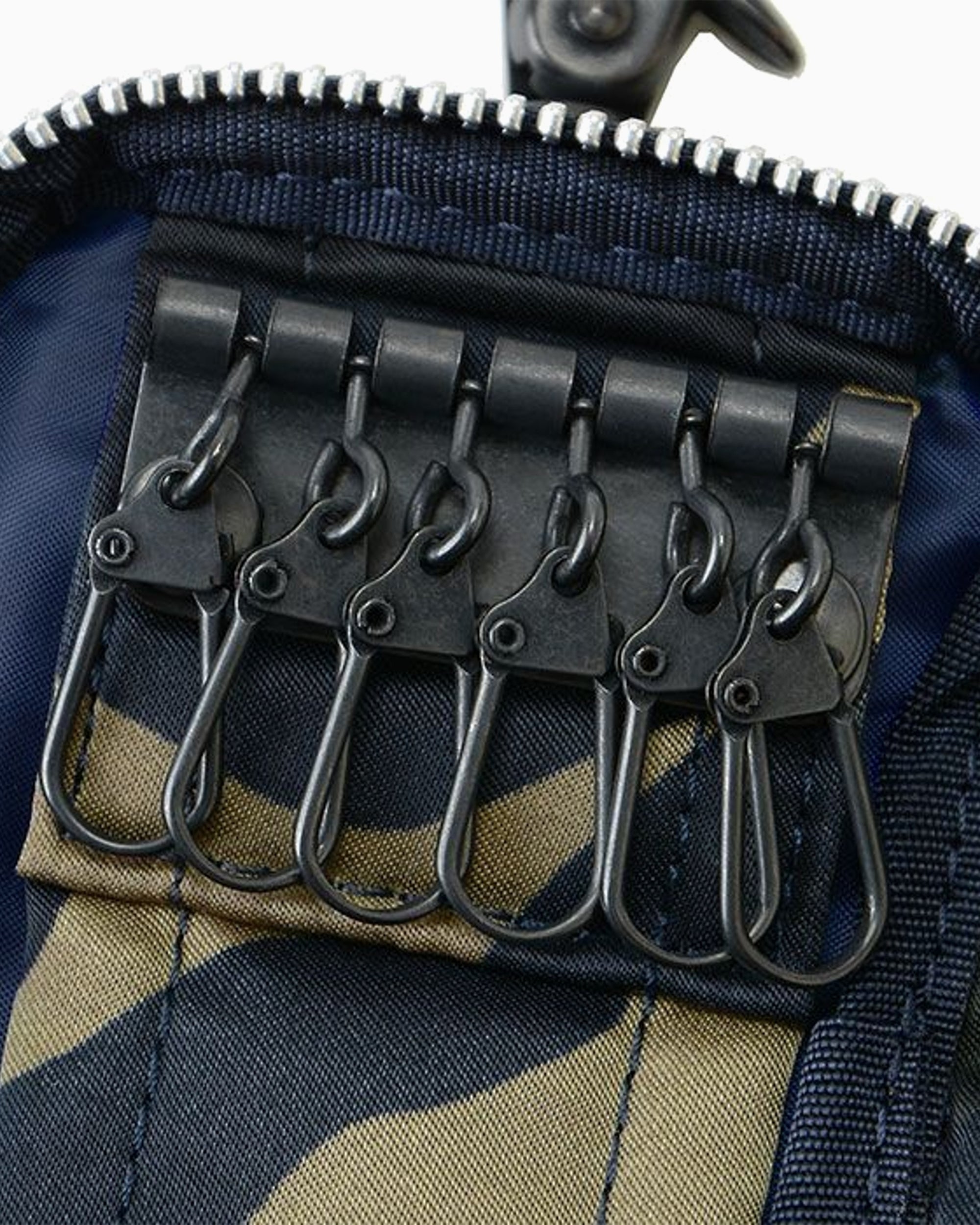 Keychains Porter-Yoshida & Co. Counter Shade Key Holder Unisex Keychain - 381-17863-WOODLANDKHAKI