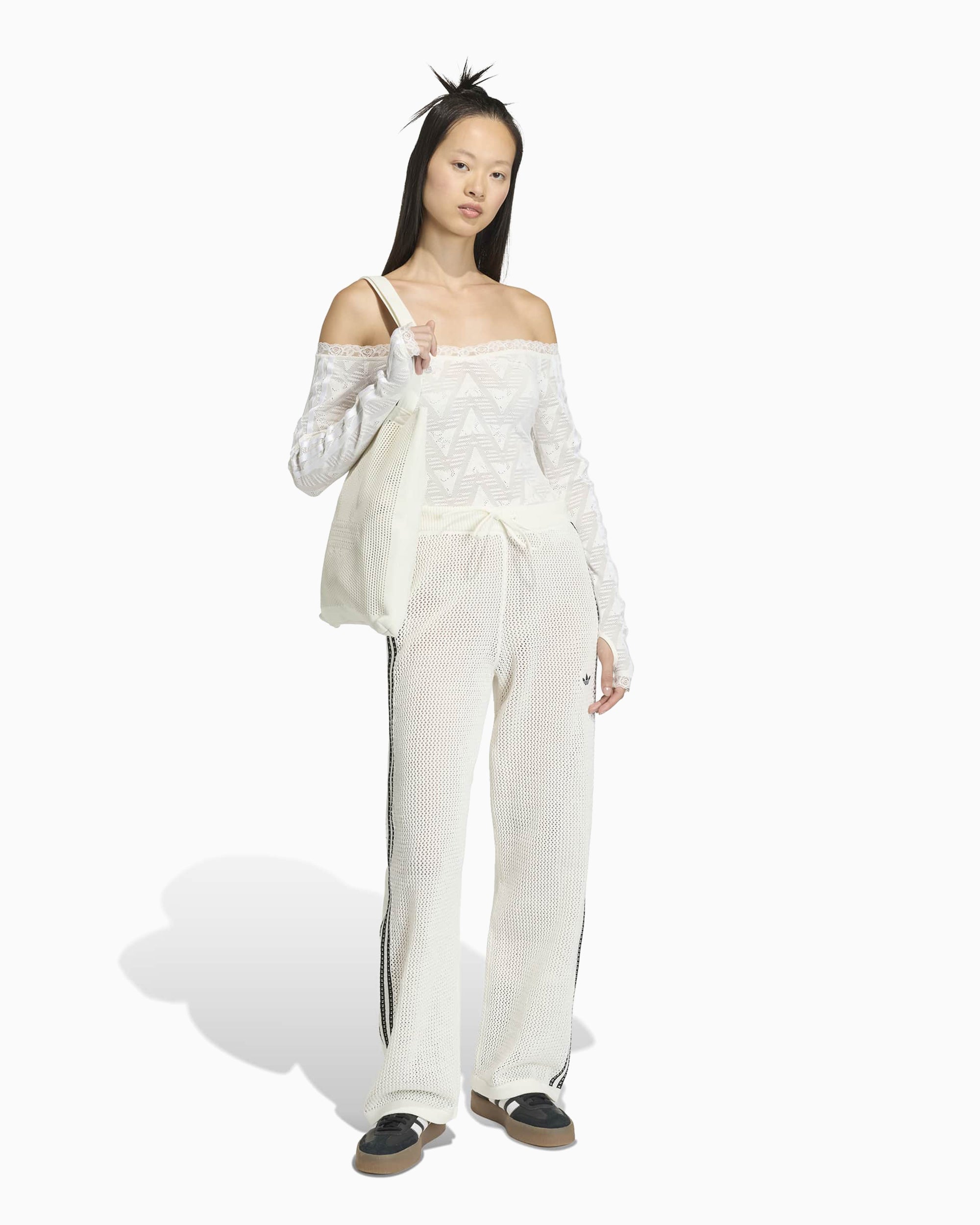 Pants adidas Originals Firebird Crochet Women's Track Pants - KC6493