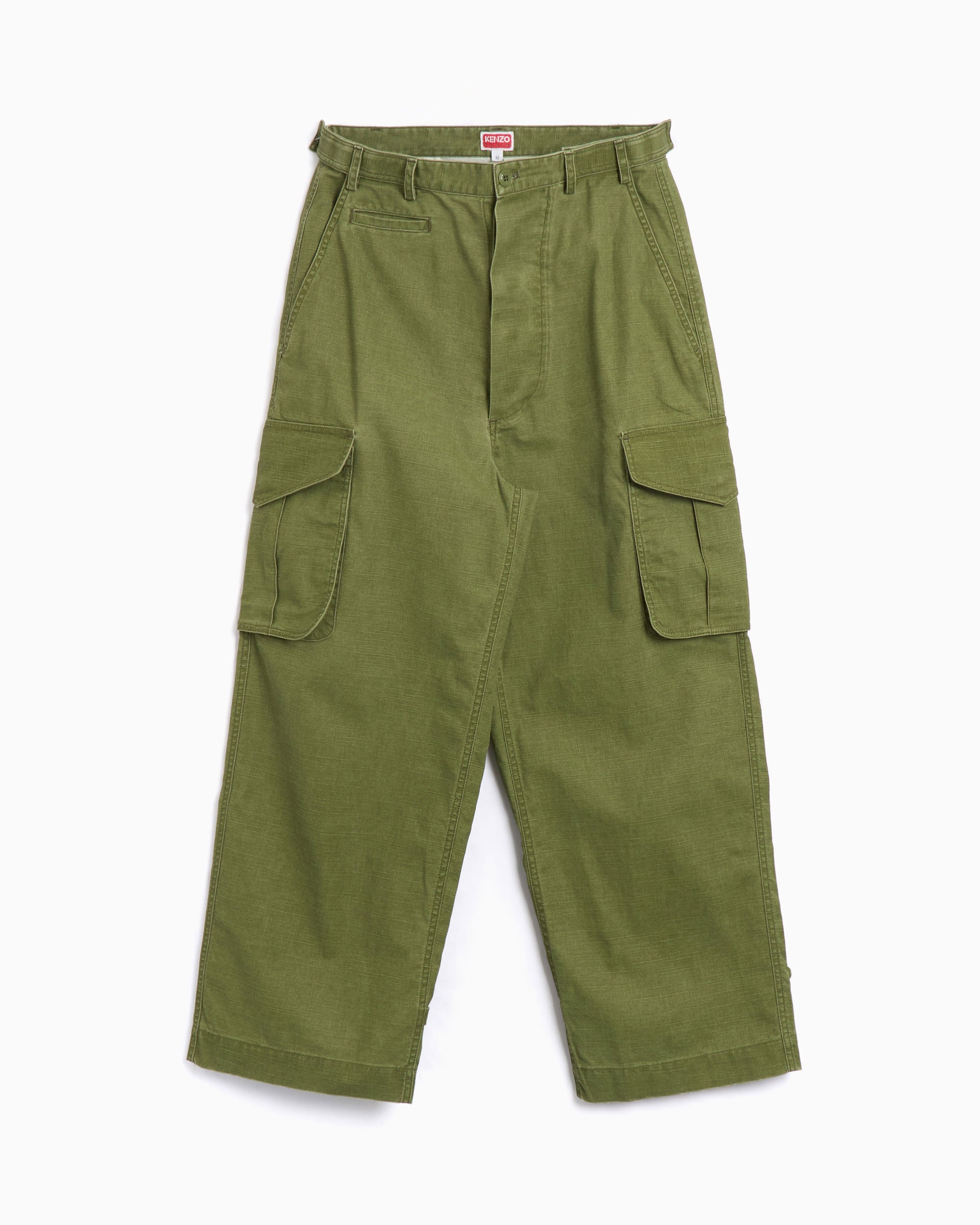 Pants Kenzo Adjustable Men's Cargo Pants Relaxed Men's Cargo Pants - FF55PA2459GD-48