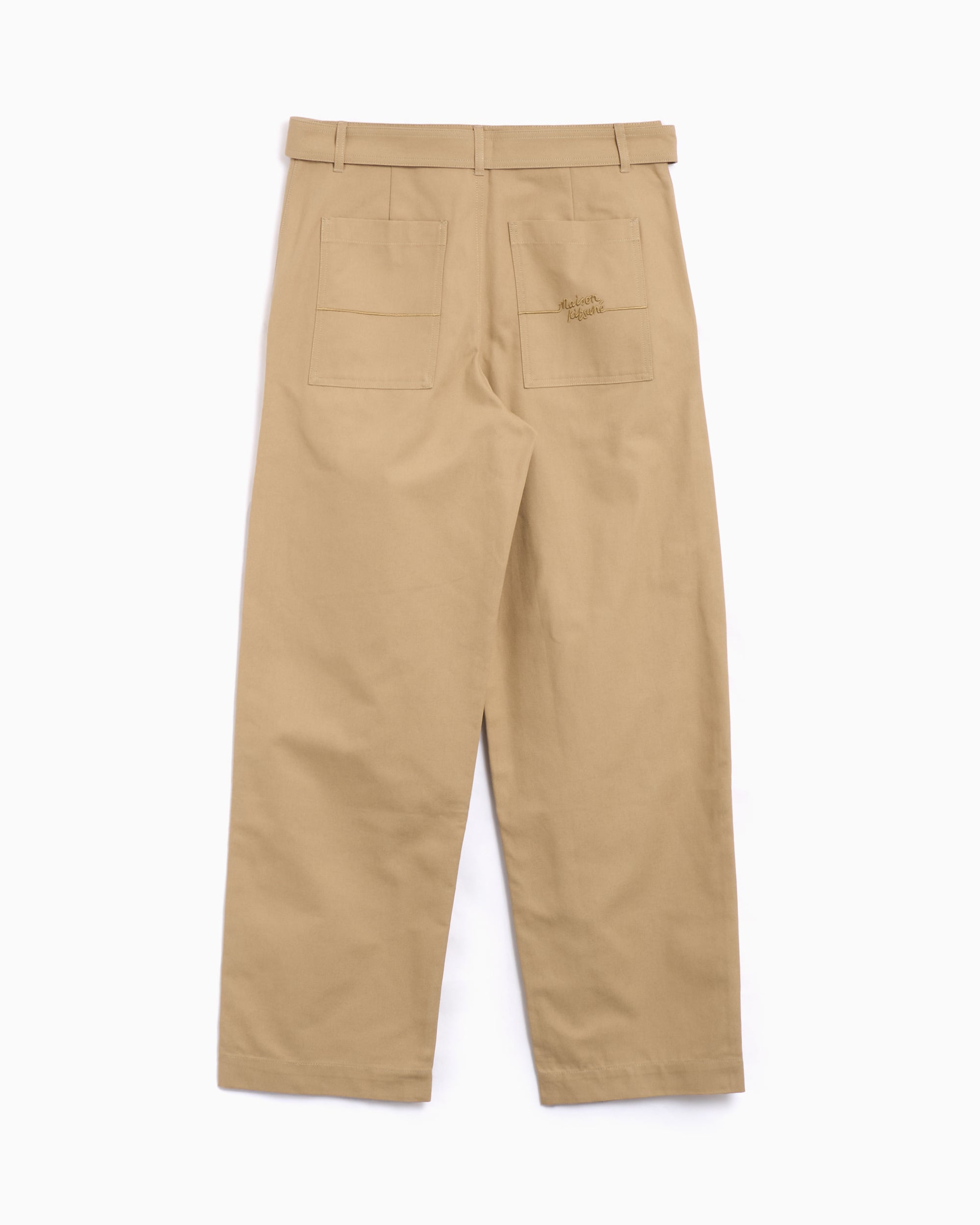 Pants Maison Kitsuné Maison Kitsuné Belted Men's Pants Relaxed Men's Cargo Pants - OM01123WW9040-0102