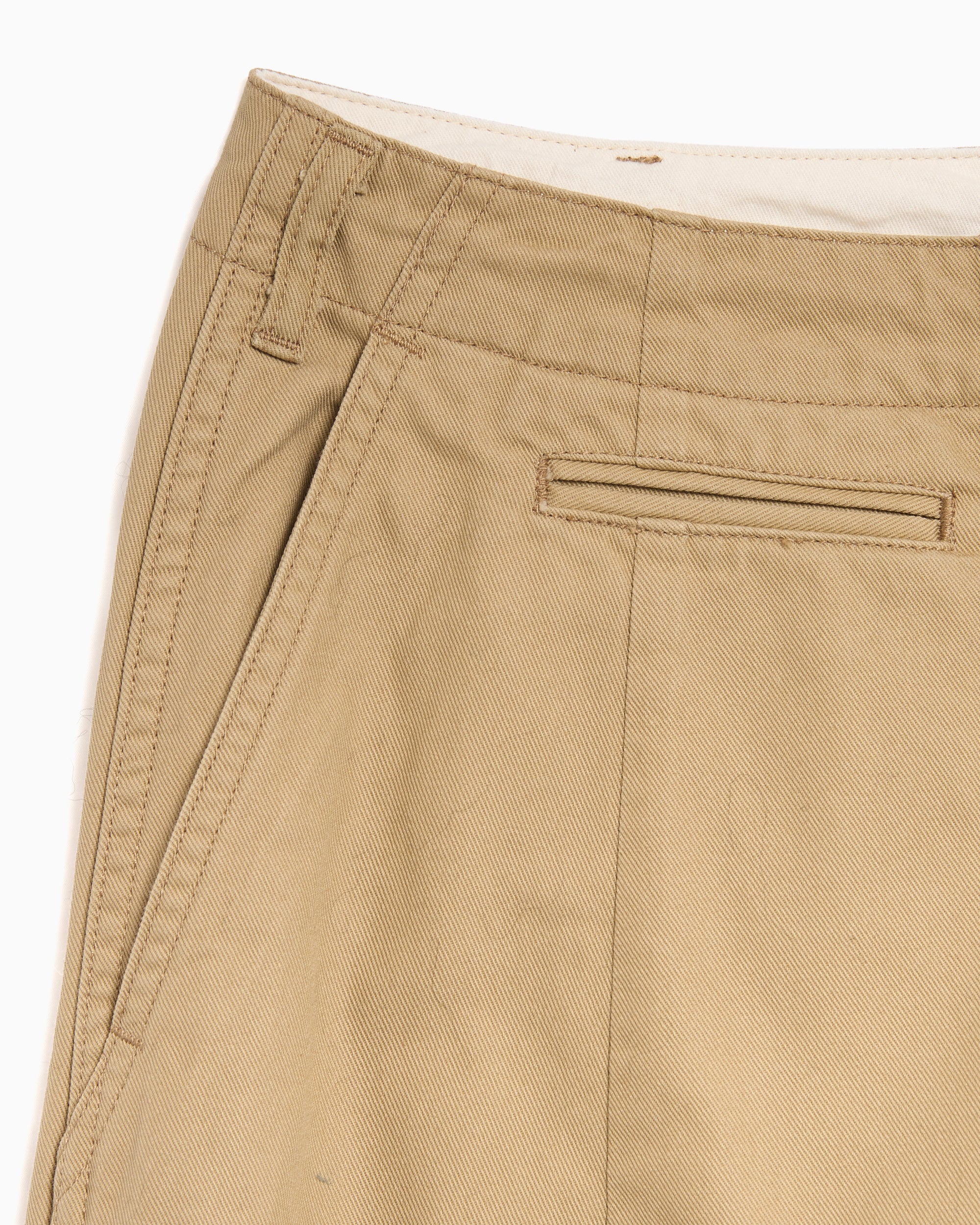 Pants Needles H.D. Relaxed Men's Baggy Pants - RW238-A-Khaki