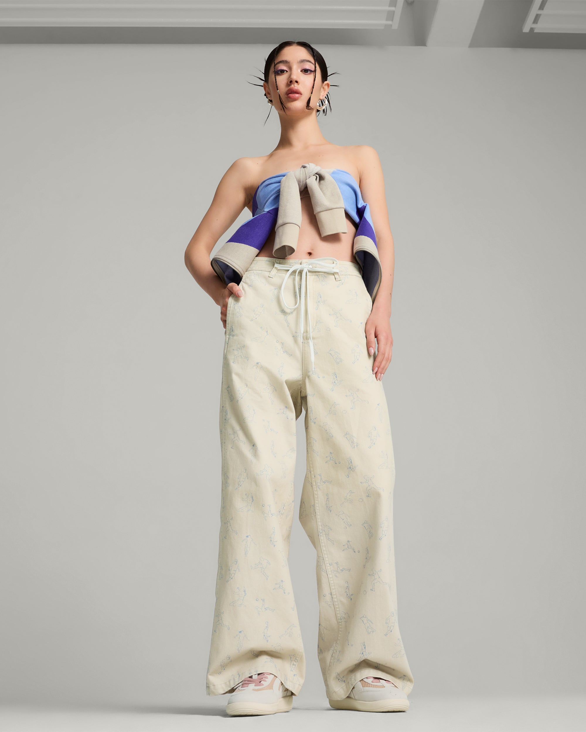 Wide Leg Pants Relaxed x KidSuper Puma x KidSuper Women's Wide Leg Pan