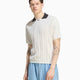 Polo Relaxed adidas Originals Cable Knit para homem