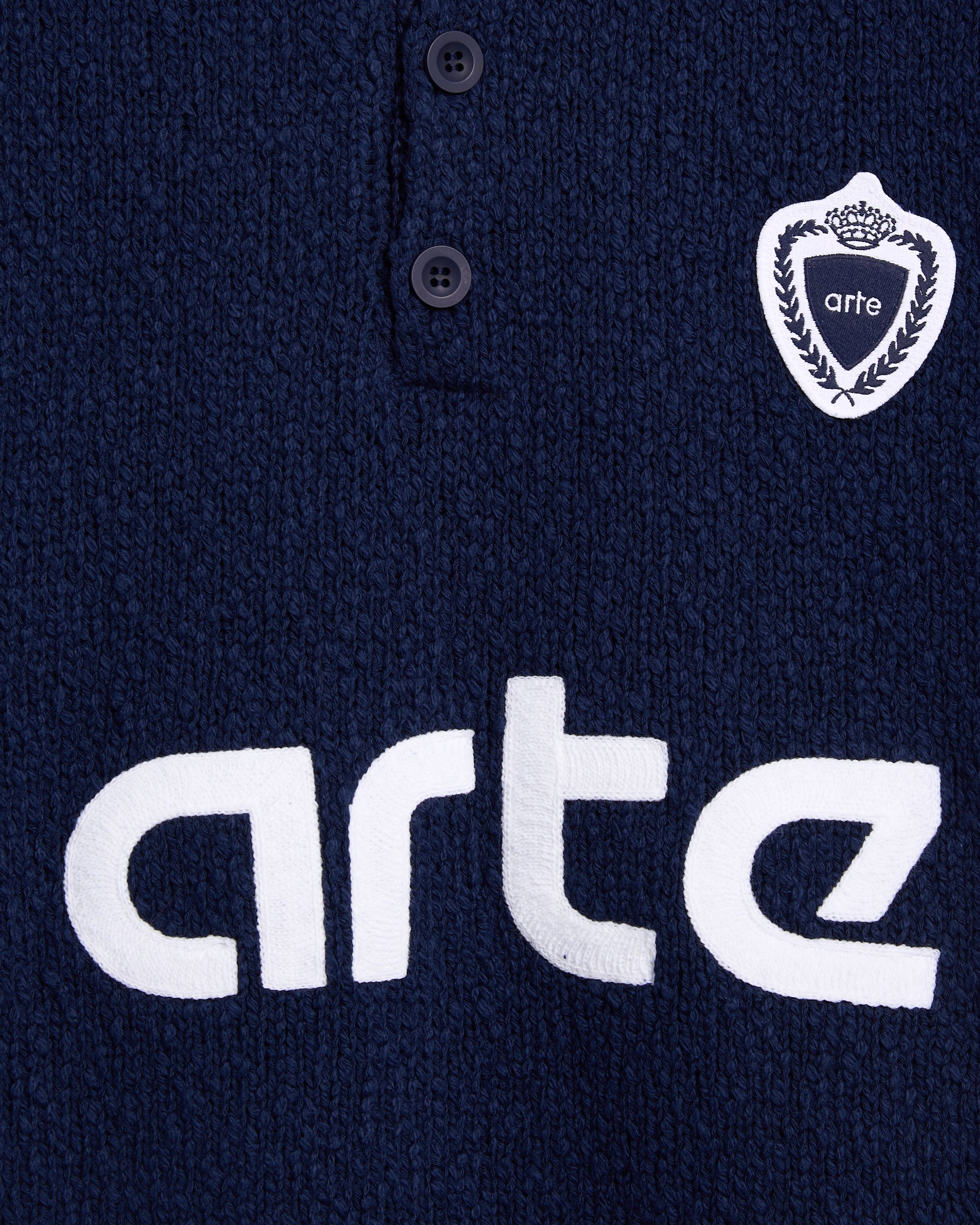 Polo shirts Arte Antwerp Football Logo Men's Polo Shirt - AW25-157K-Blue