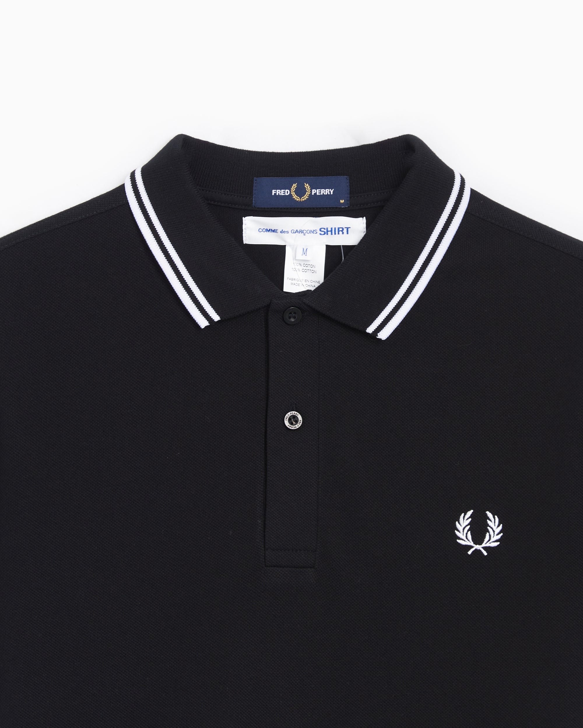 Polo Comme Des Garçons Shirt x Fred Perry para homem