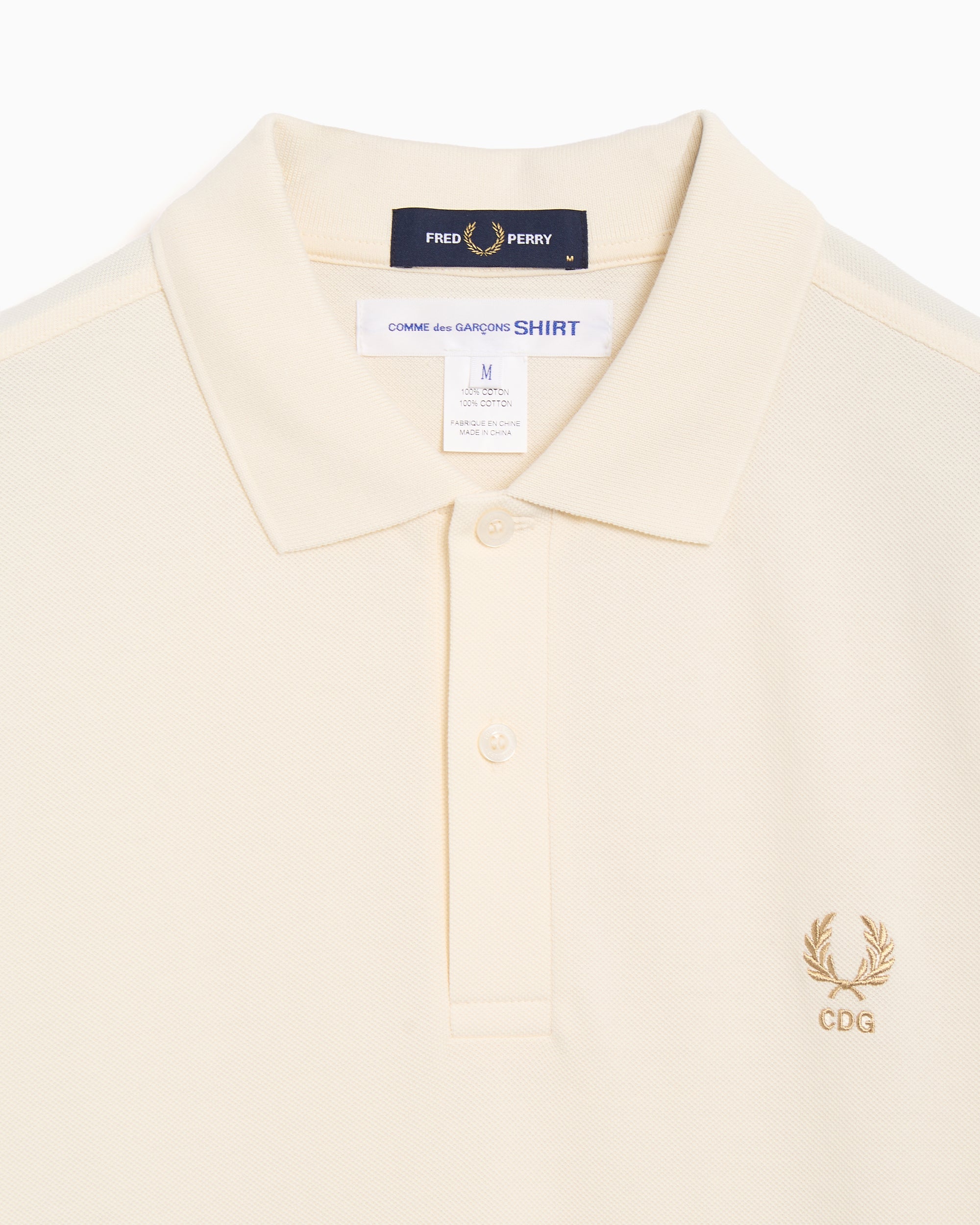 Polo Comme Des Garçons Shirt x Fred Perry para homem