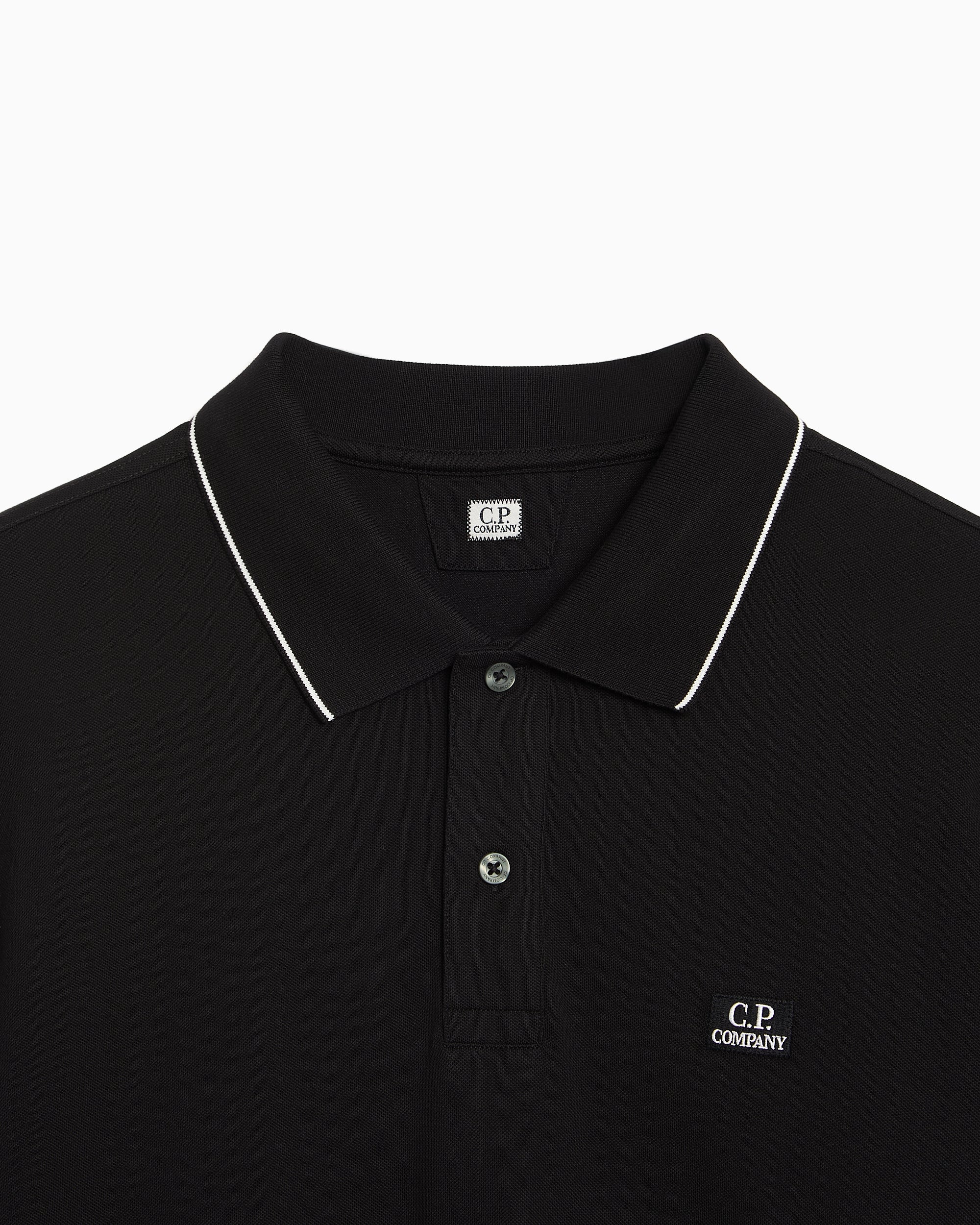 Polo shirts CP Company Piquet Logo Men's Polo Shirt - RCCMPL722A005263W-999