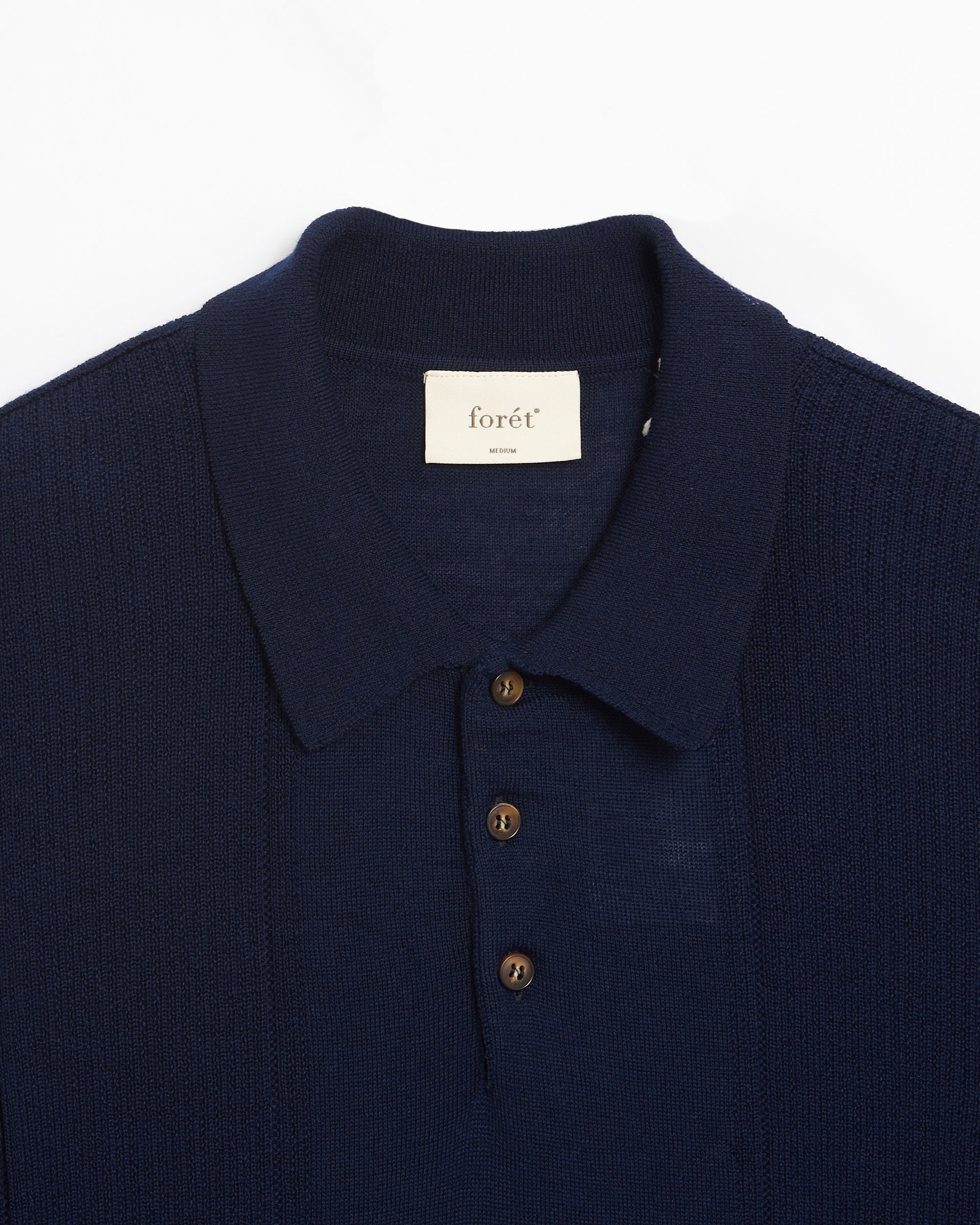 Polo shirts Forét Astern Men's Short Sleeve Polo Men's Polo Shirt - F3997-NAVY