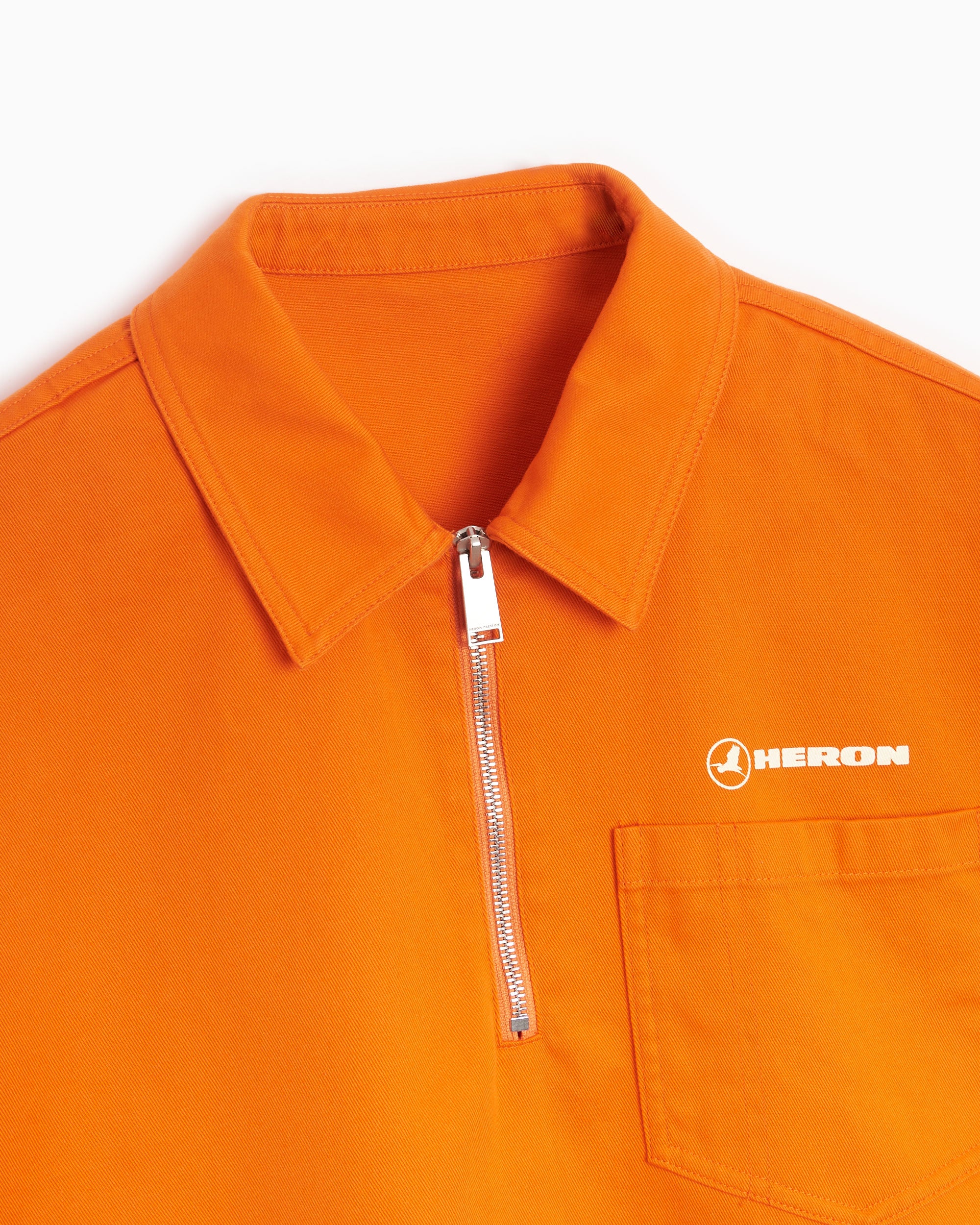 Polo shirts Heron Preston Men's Half Zip Short Sleeve Polo Men's Polo Shirt - HMGA032S22FAB0022201