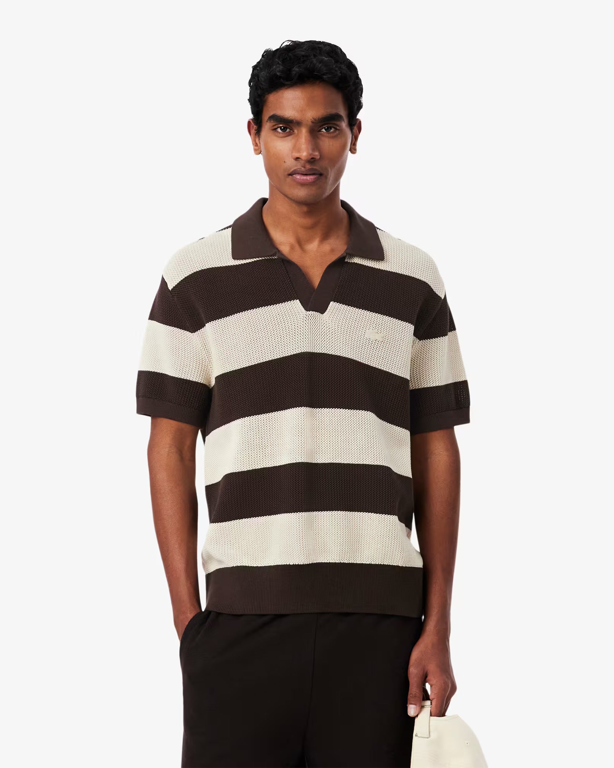 Polo às riscas Relaxed Lacoste para homem