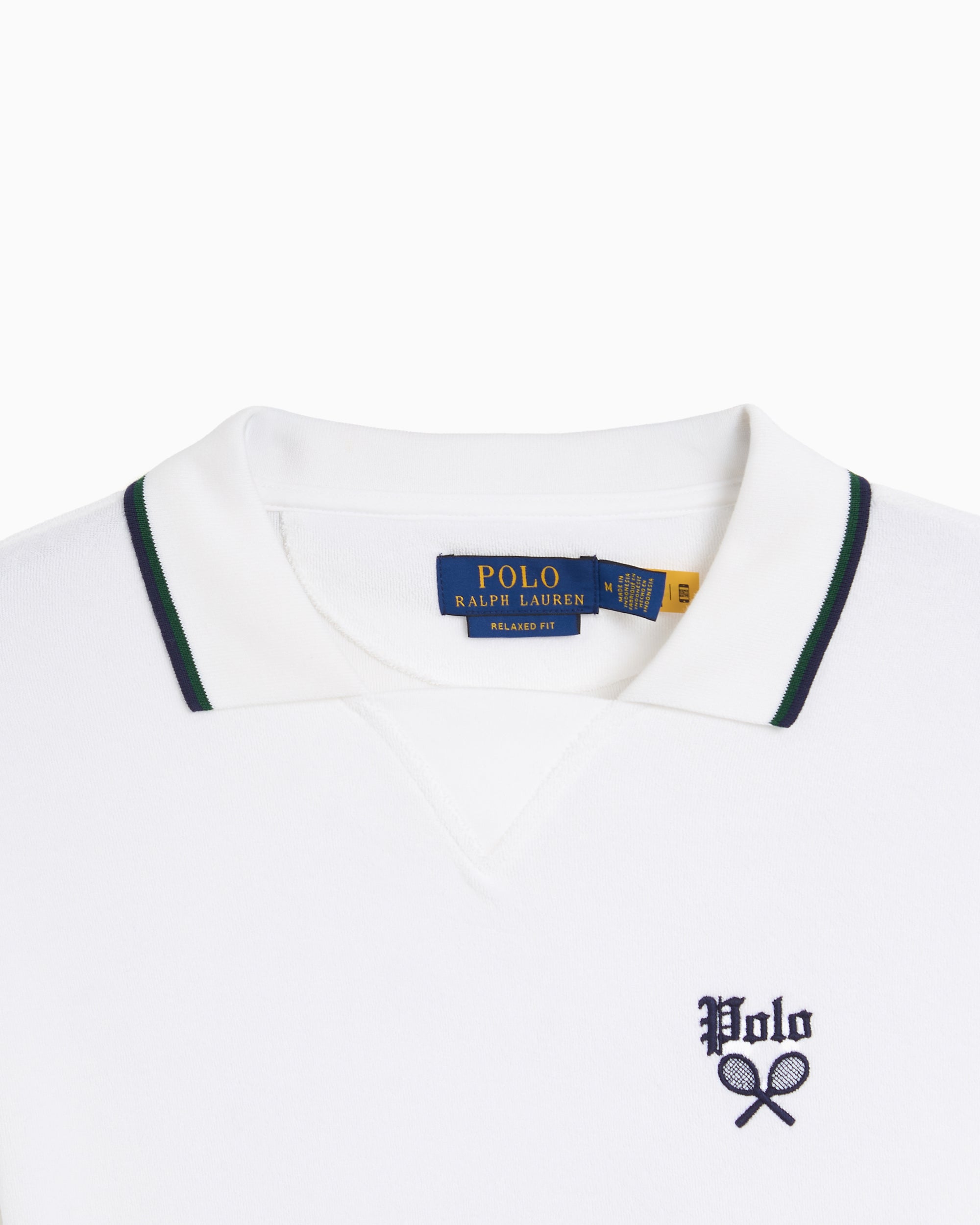 Polo bordado Relaxed Polo Ralph Lauren Terry para homem