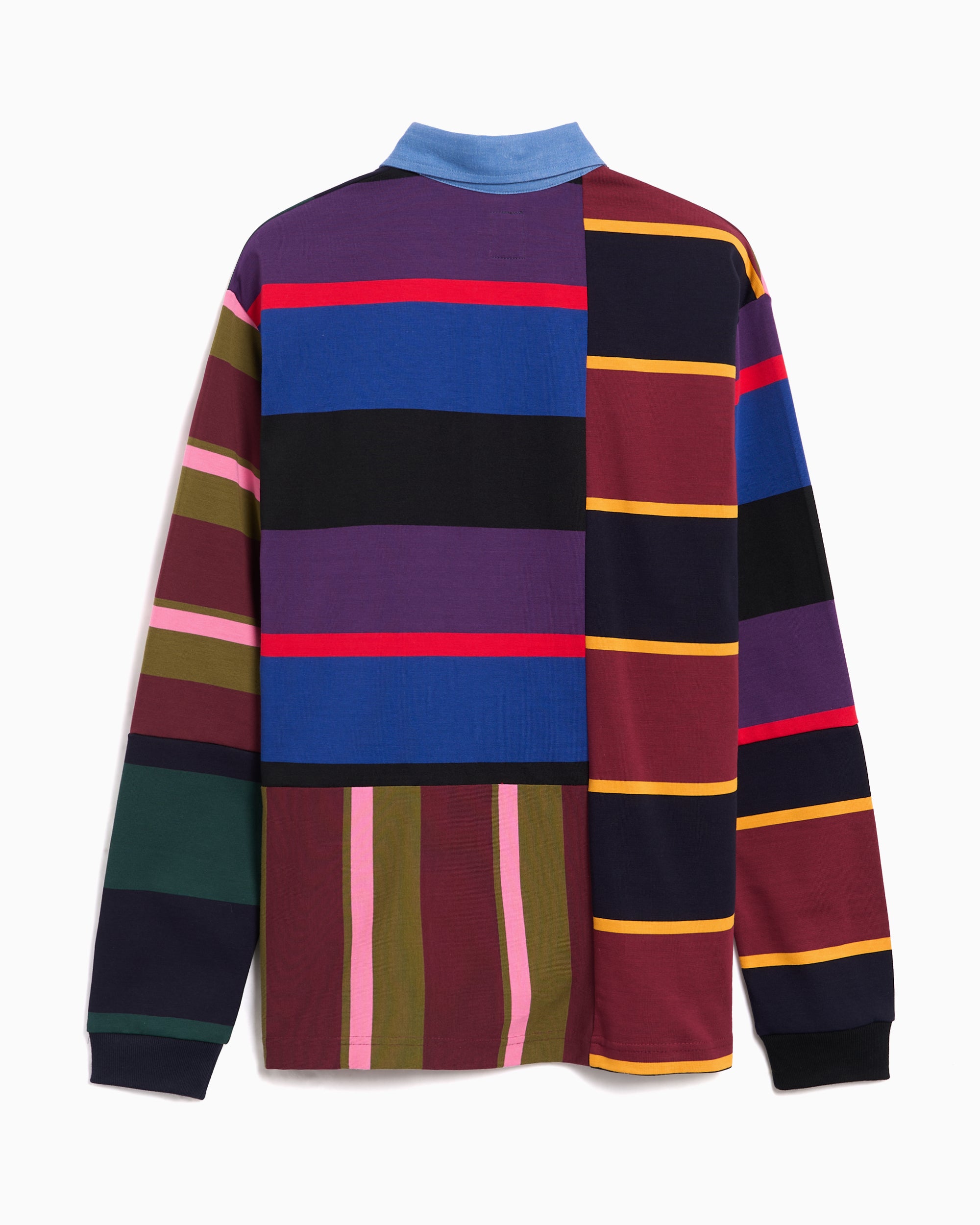 Polo shirts South2 West8 Plainstitch Striped Relaxed Men's Polo Shirt - RW651-Crazy Pattern B