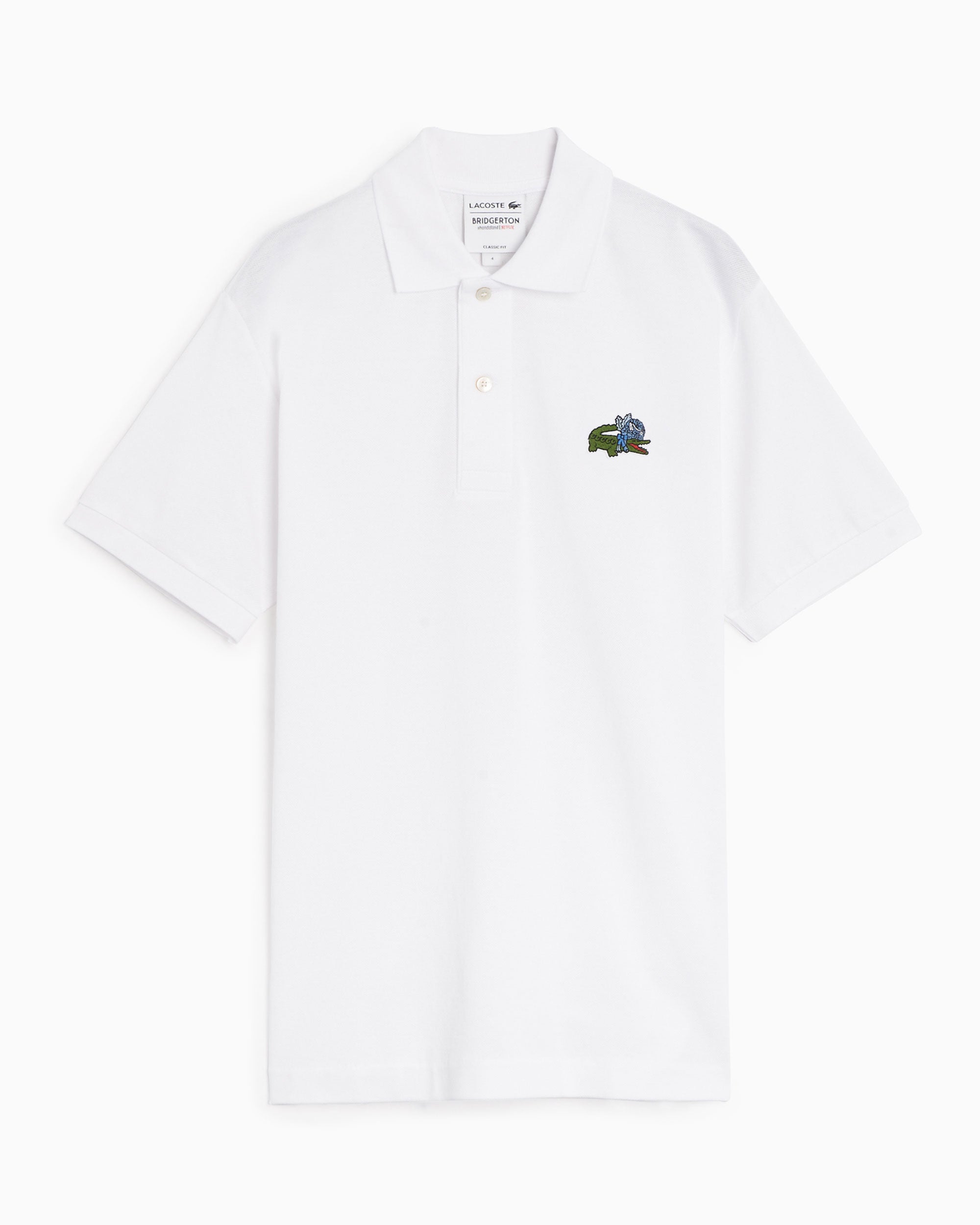Polo shirts X Netflix Lacoste x Netflix Men's Polo "Bridgerton" Men's Polo Shirt - PH7057-00-VIK
