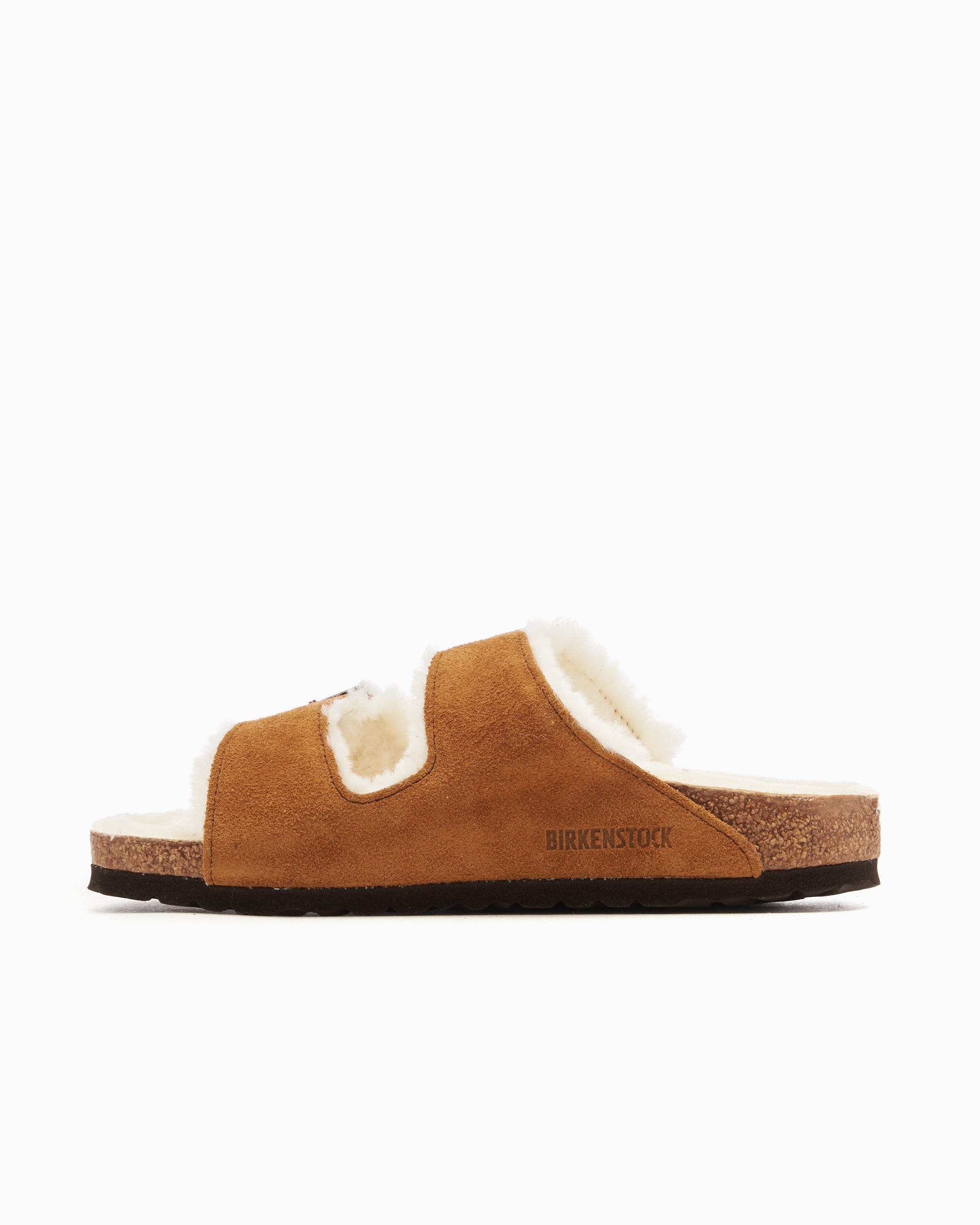 Sandals BIRKENSTOCK Arizona Shearling Suede Leather Narrow - 1001135