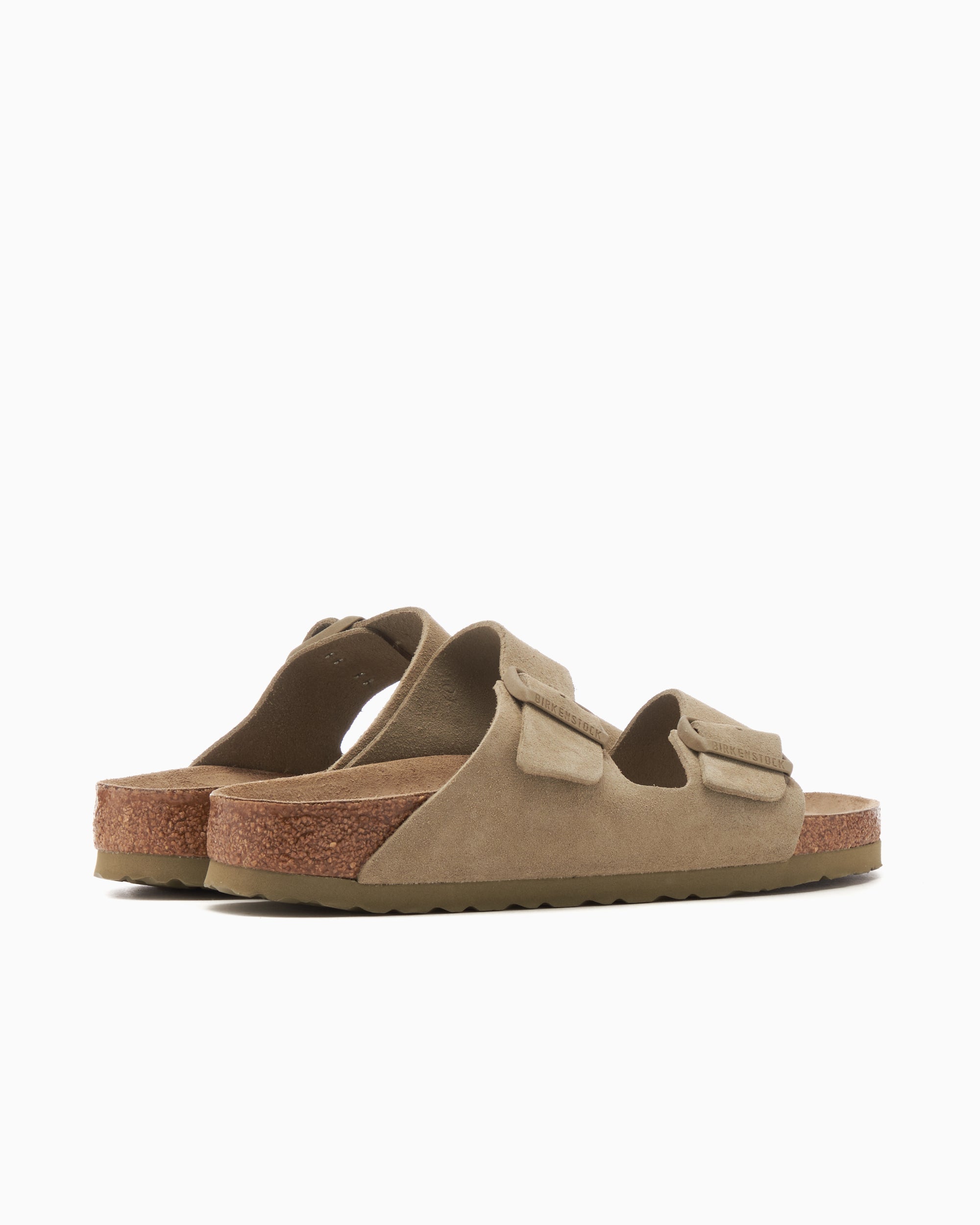 BIRKENSTOCK Women's Arizona Suede Leather Soft Footbed Narrow