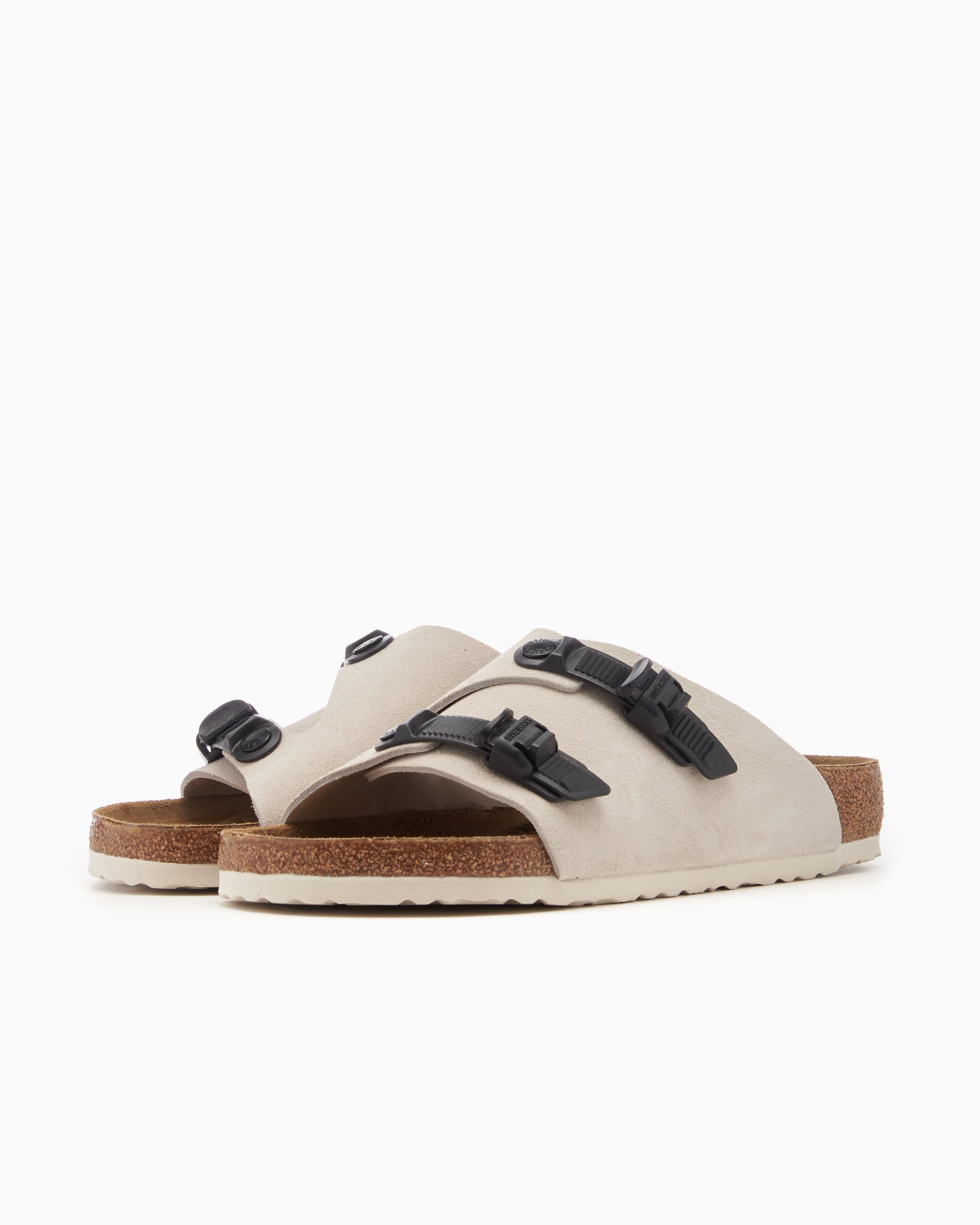 Sandals BIRKENSTOCK Zürich Tech Suede Leather Regular - 1026773