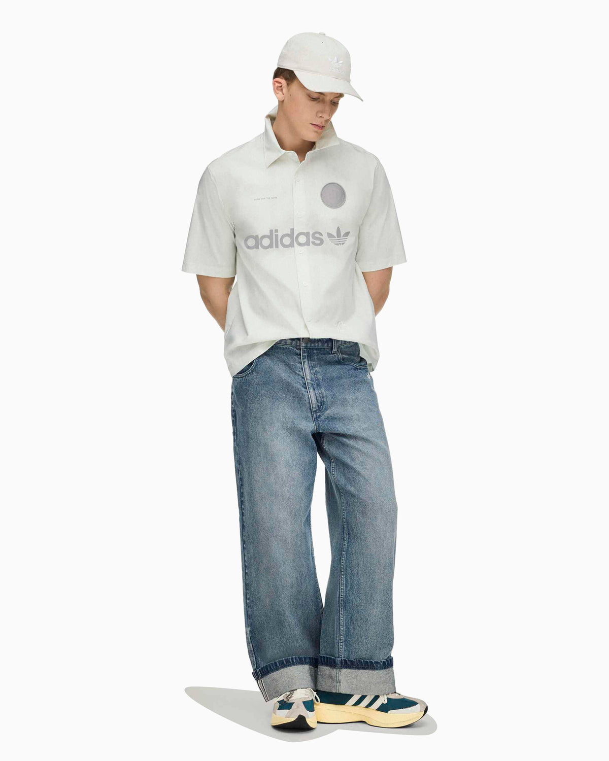 Shirts adidas Originals x Song For The Mute Adi008 Short-Sleeved Relaxed Men's Shirt - LD1923
