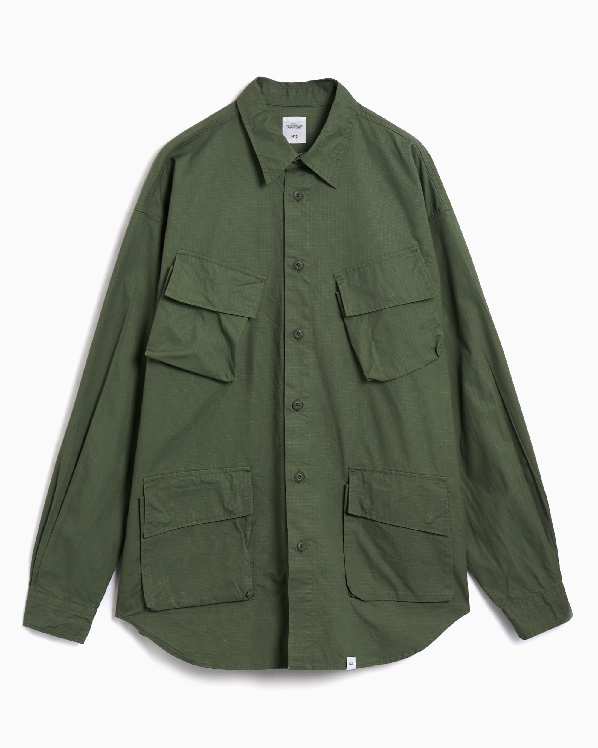 Shirts BEDWIN Kove Relaxed Men's Shirt - 25SB1745-OLIVE