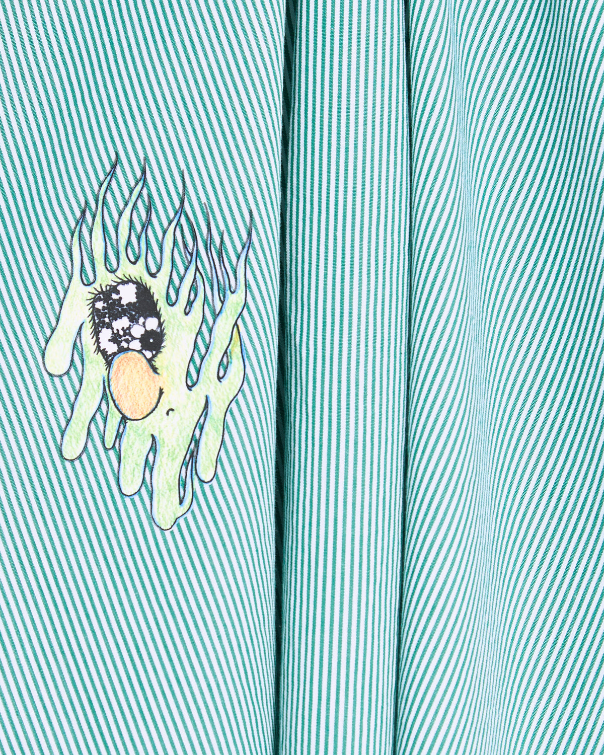 Shirts Brain Dead Aki Striped Striped Men's Shirt - F26T24005359