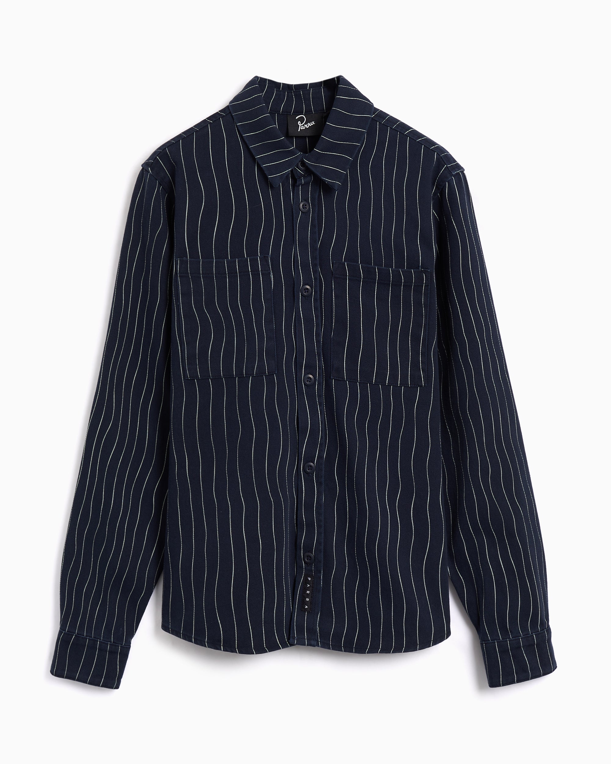 Shirts by Parra Meandering Lines Men's Shirt - 54236-NAVYBLUE