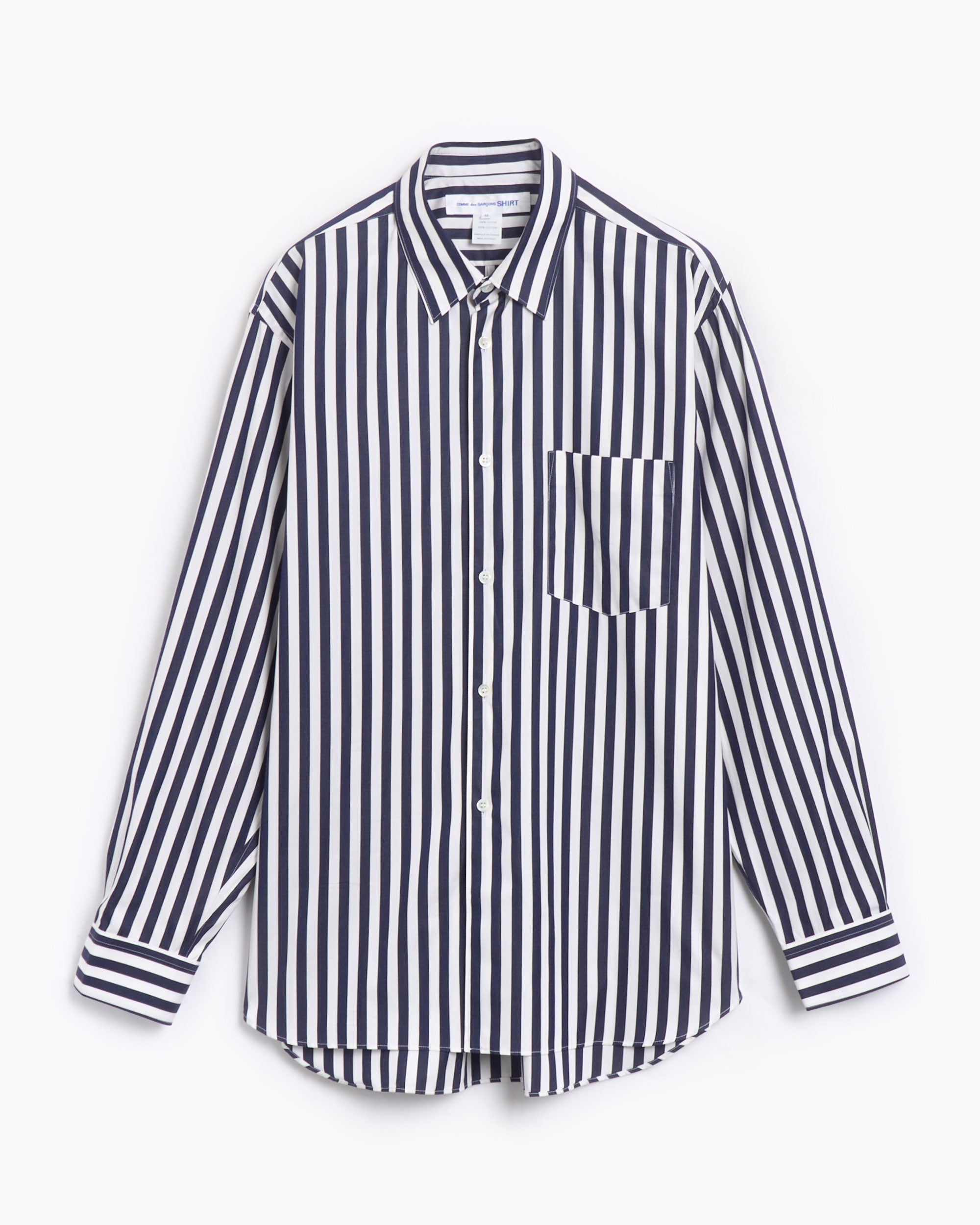 Shirts Comme Des Garçons Shirt Comme Des Garçons Men's Long Sleeve Shirt Relaxed Men's Shirt - FZ-B115-PER-118