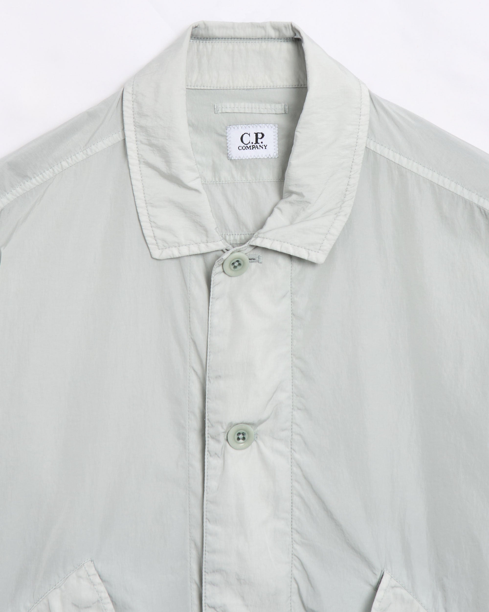 Shirts CP Company Men's Chrome-R Short Sleeve Shirt Relaxed Men's Shirt - 18CMOS035A005904G-800