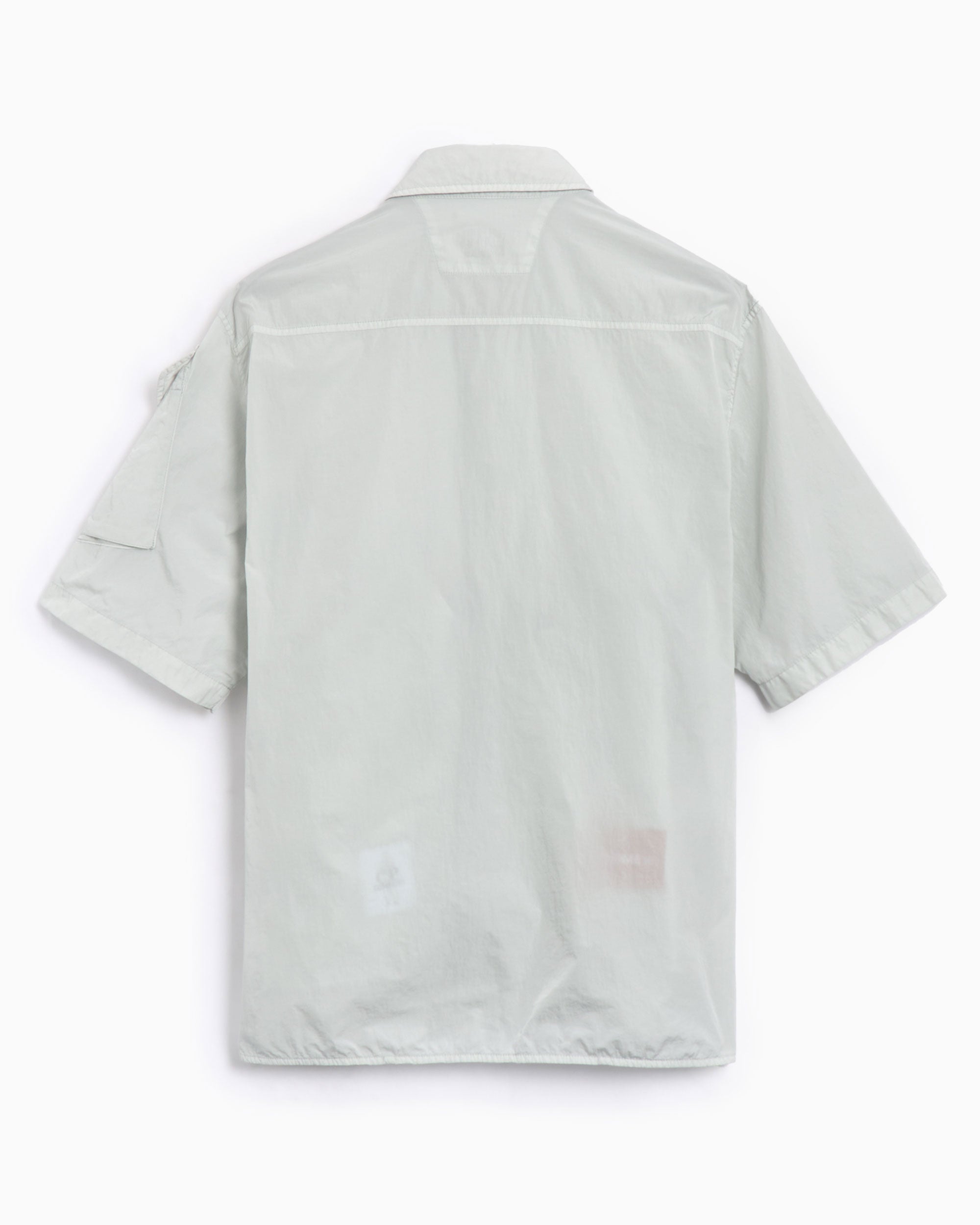 Shirts CP Company Men's Chrome-R Short Sleeve Shirt Relaxed Men's Shirt - 18CMOS035A005904G-800