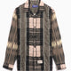 Camisa DEVÁ STATES Ikat Men's Long Sleeve Linen Shirt para homem