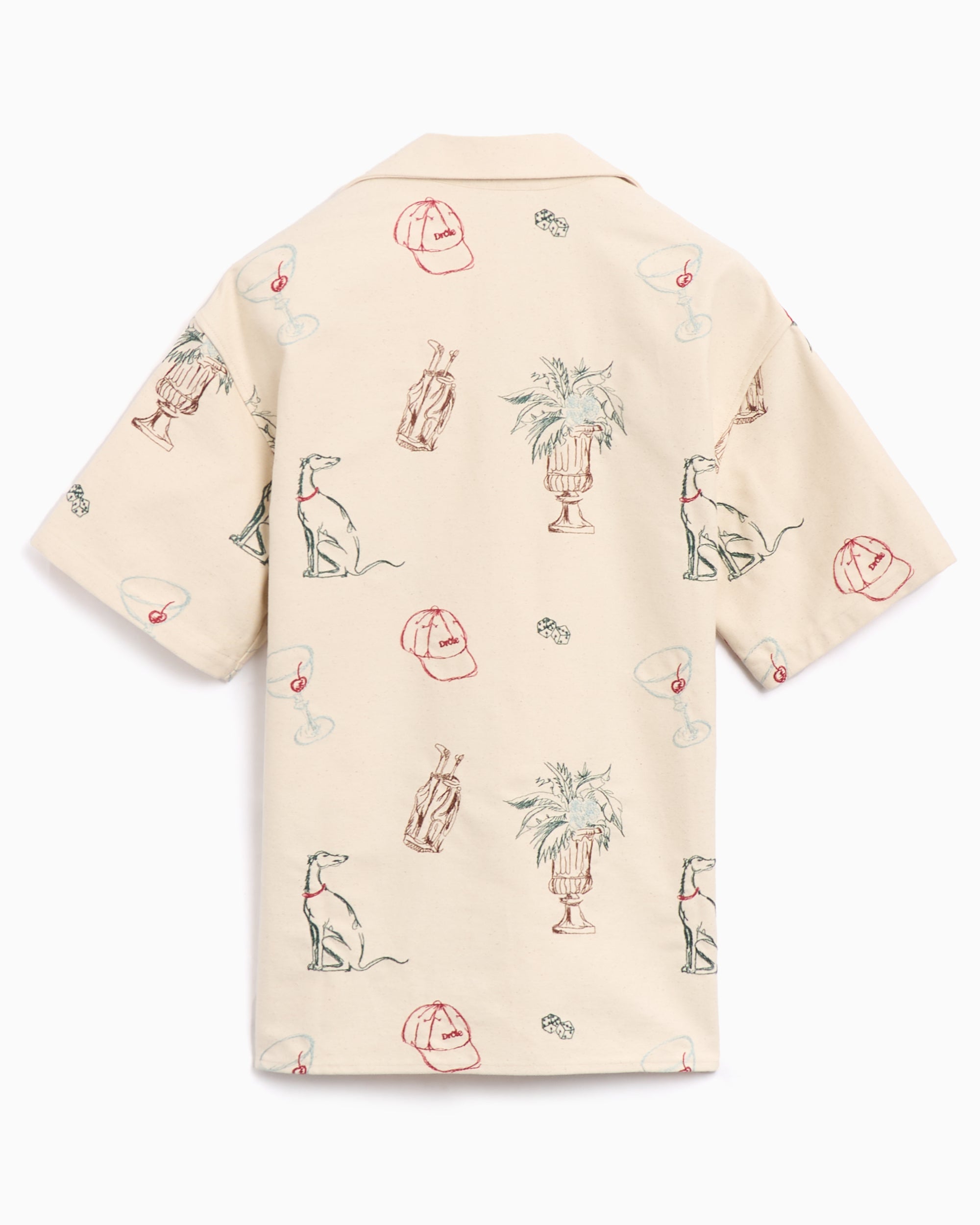 Shirts Drôle de Monsieur Country Club BrodÈe Men's Shirt Men's Shirt - SH214-CO198-EC