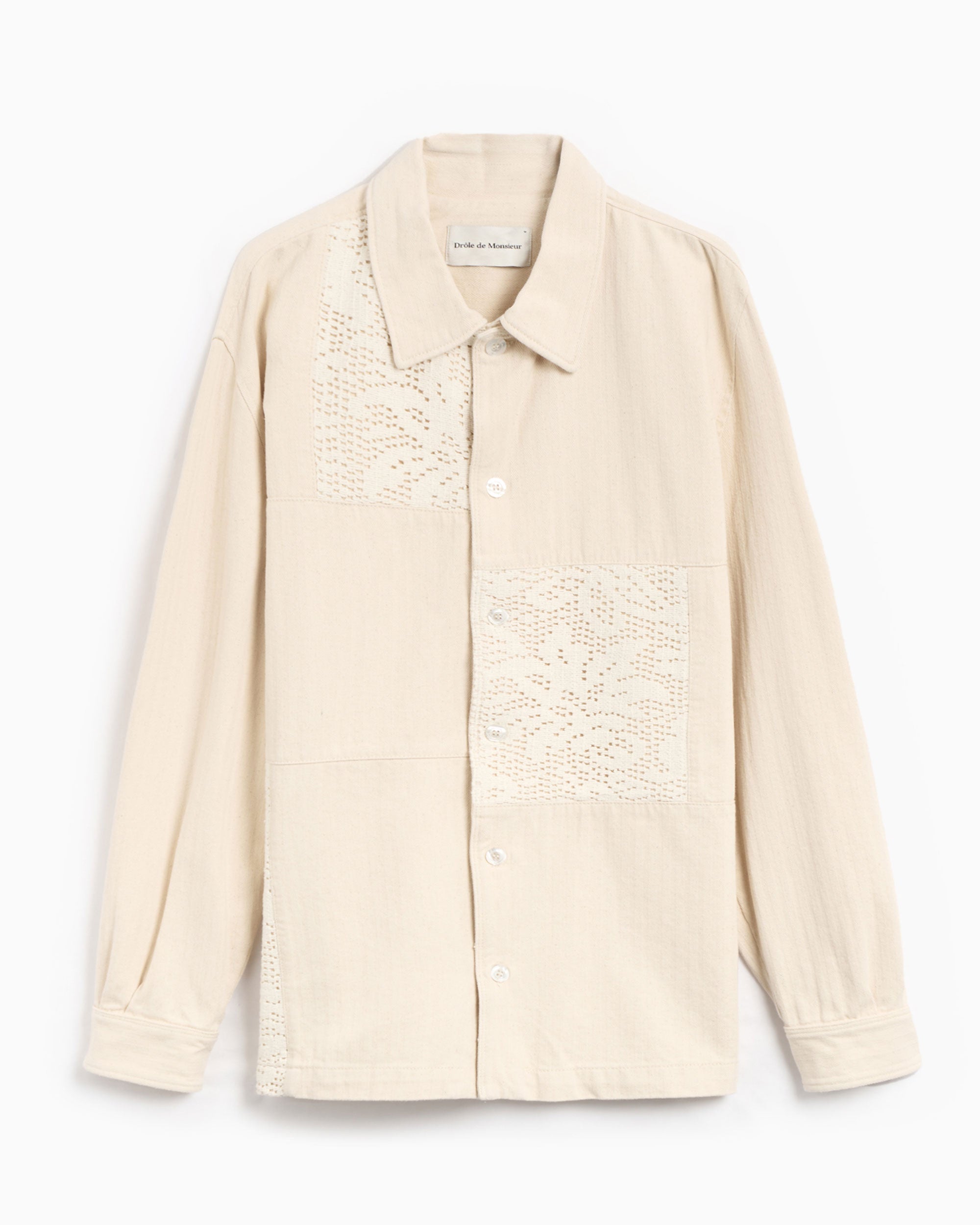 Shirts Drôle de Monsieur Patchwork Men's Shirt Men's Shirt - JT185-CO110-EC