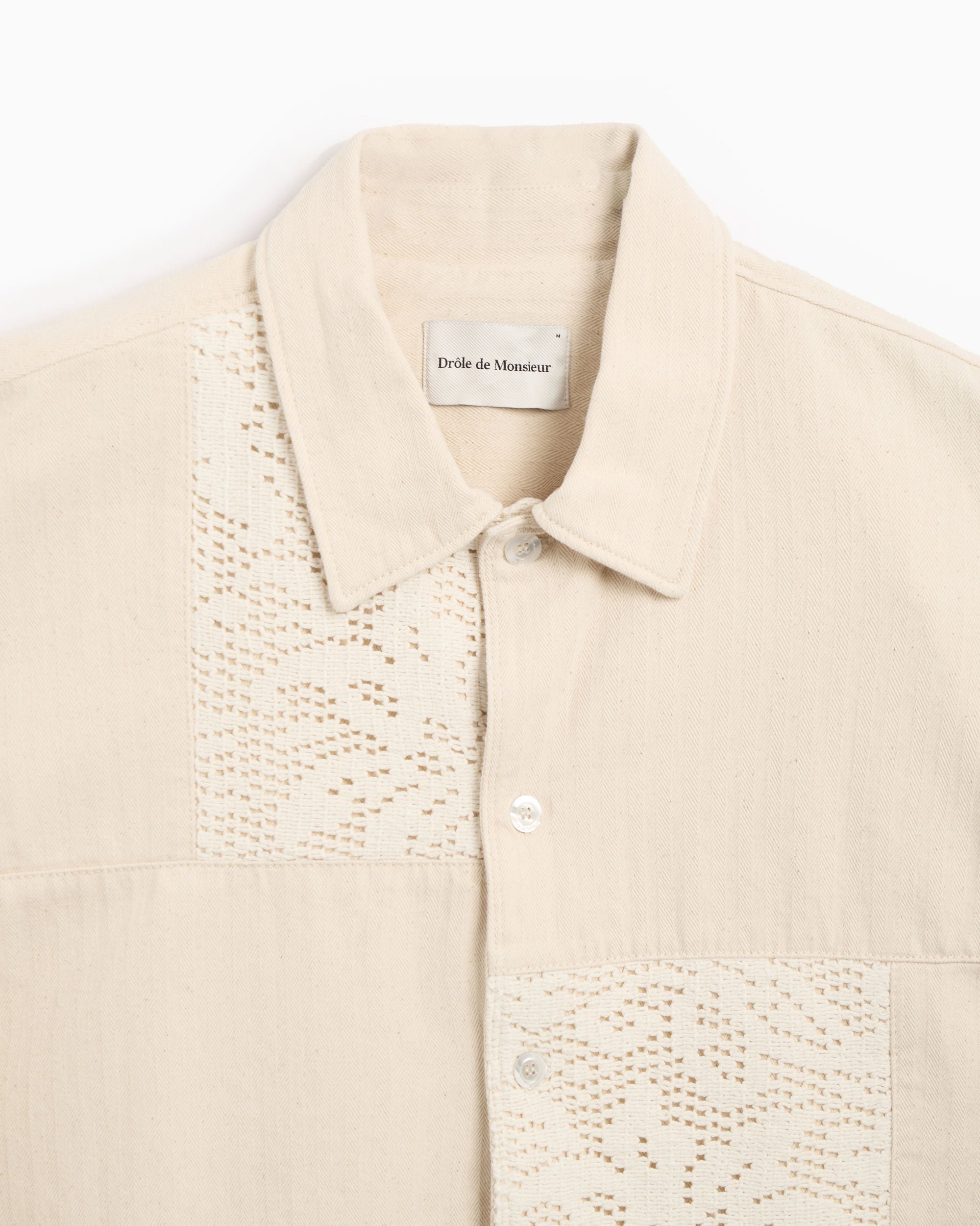 Shirts Drôle de Monsieur Patchwork Men's Shirt Men's Shirt - JT185-CO110-EC