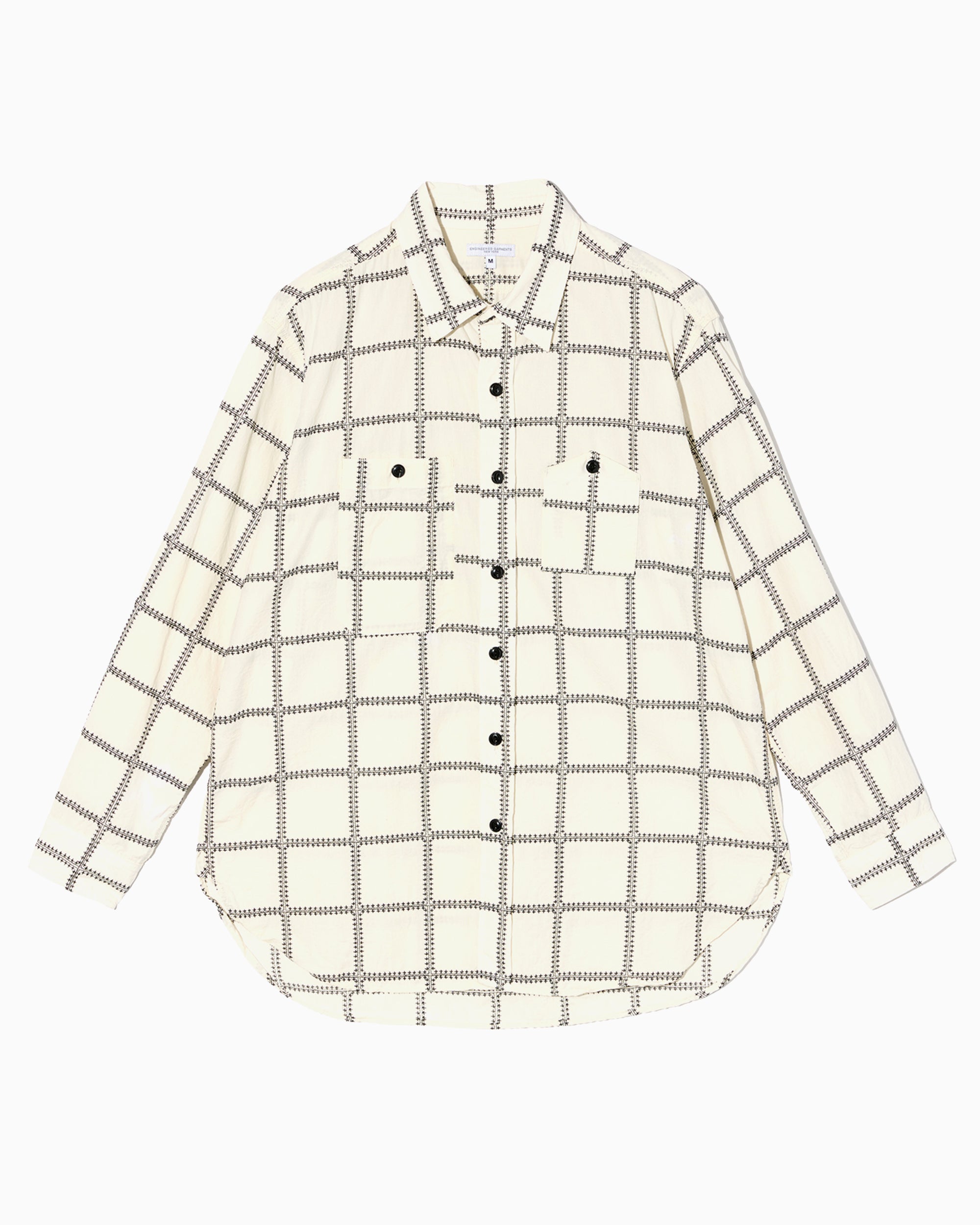 Shirts Engineered Garments "Work" Plaid Relaxed Men's Shirt - 26S1A007-IB009