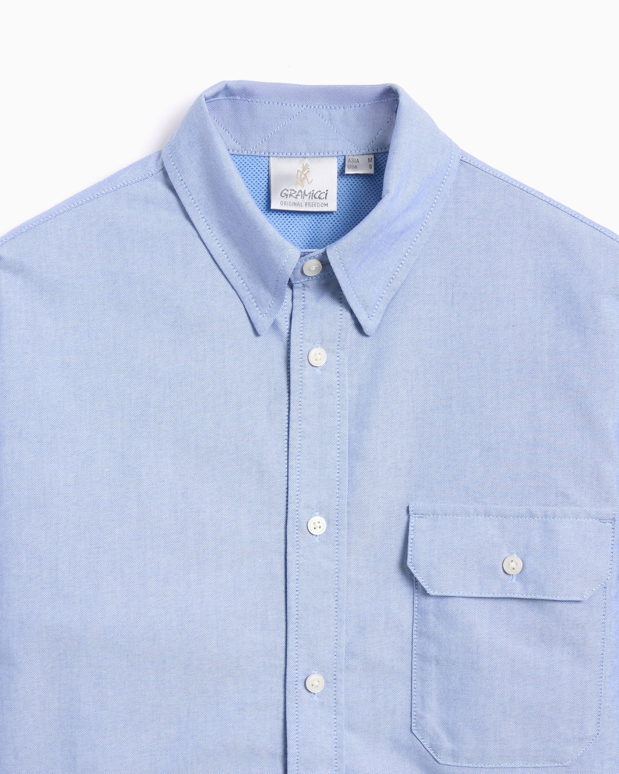 Shirts Gramicci Oxford Stance Men's Shirt Men's Shirt - G5SM-J016-SKY BLUE