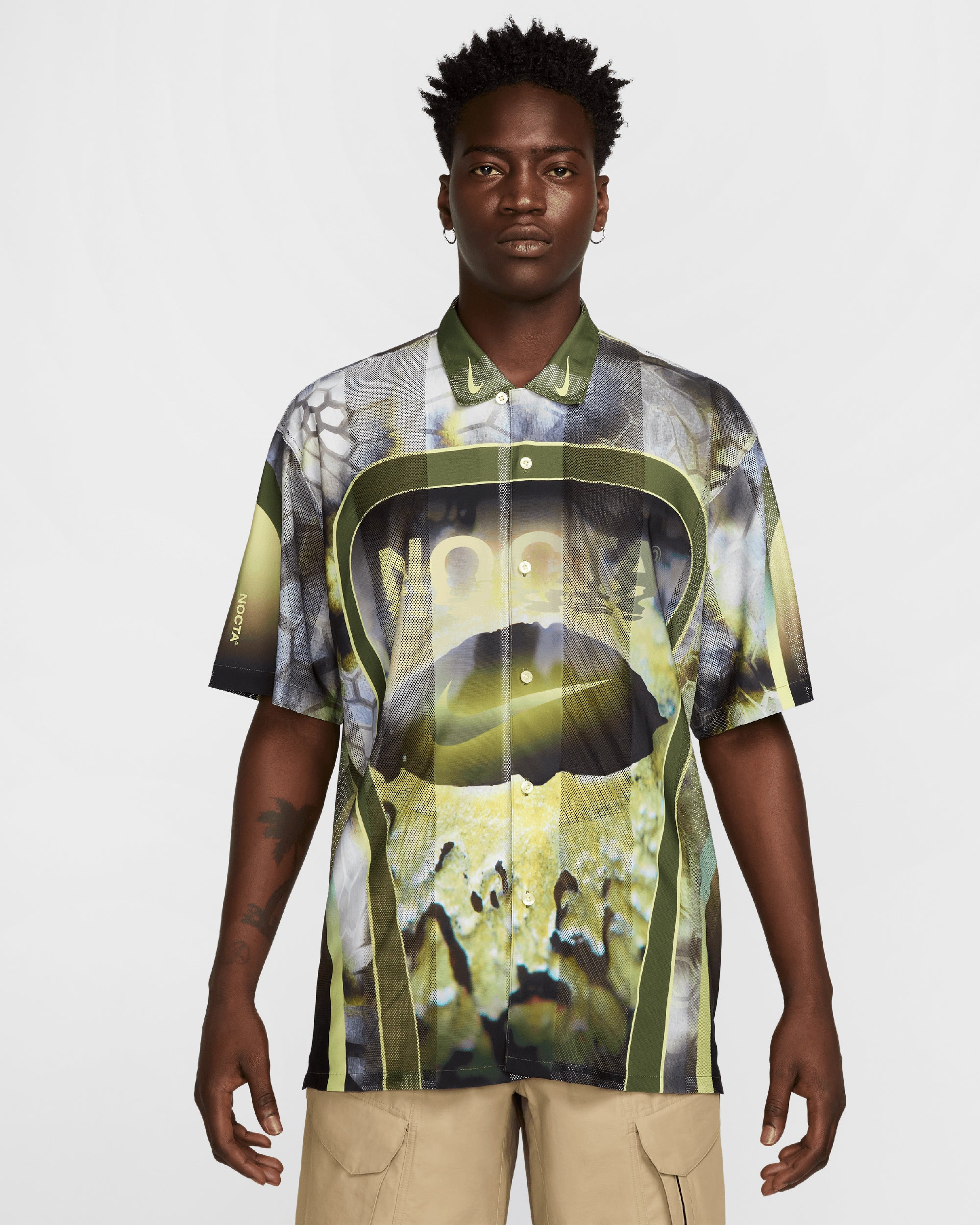 Shirts Nike x Drake NOCTA Opal Graphic Short-Sleeved Relaxed Men's Shirt - FV1939-378