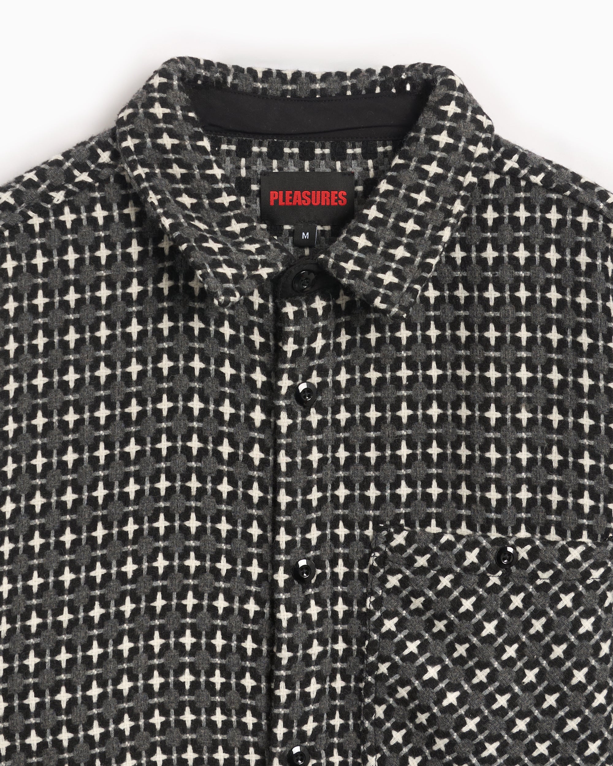 Shirts Pleasures Cross Men's Work Shirt Men's Shirt - P24F036-GREY