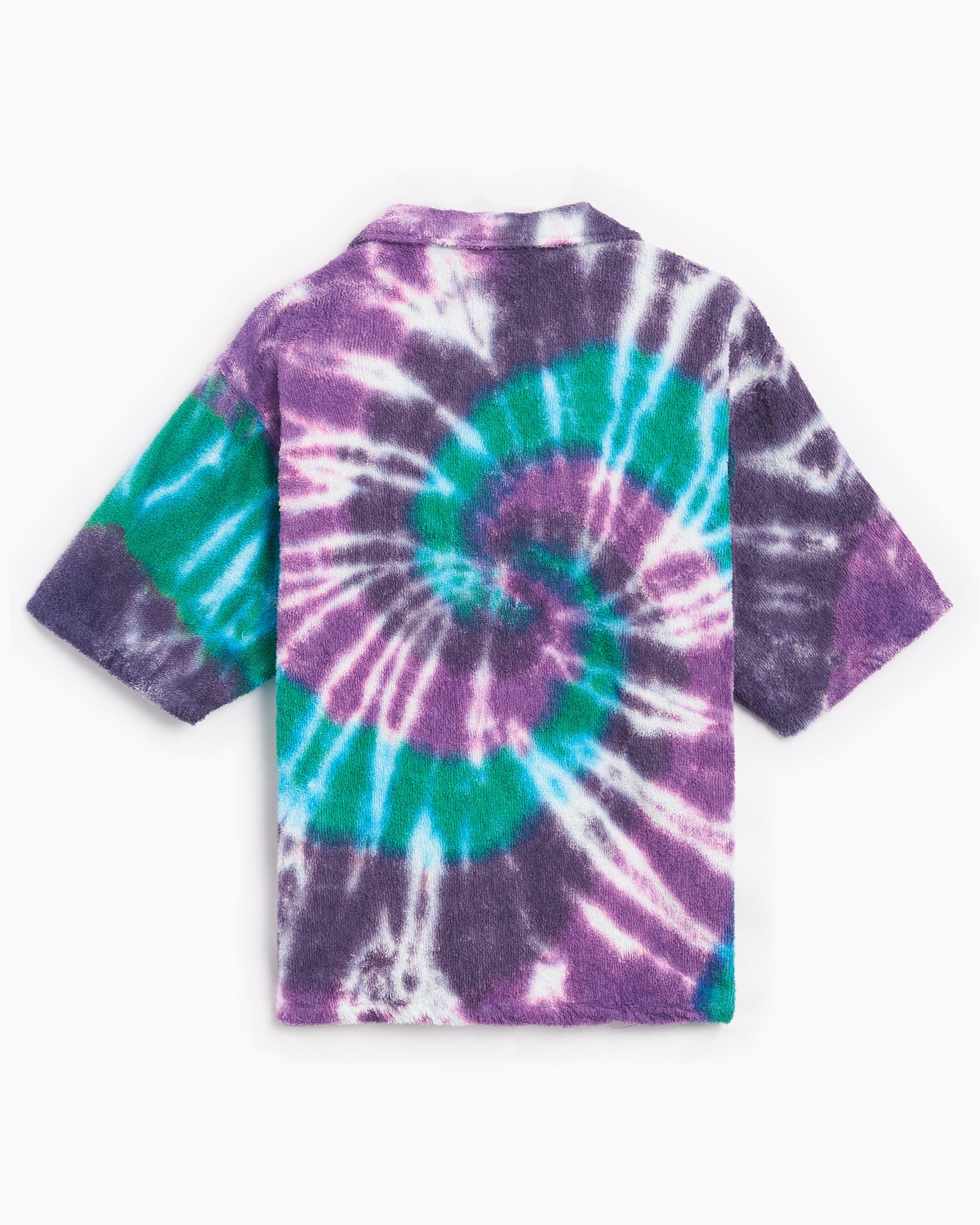 Shirts South2 West8 Cabana Men's Short Sleeve Shirt Men's Shirt - OT515-A-Green/Purple