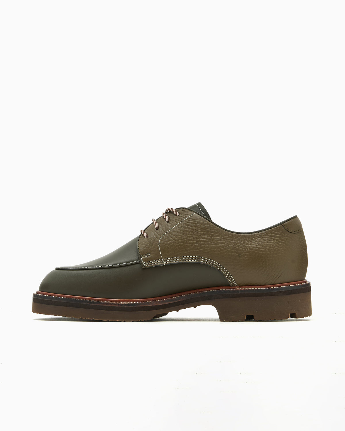 Shoes forét x Pennon 4 Eye Derby Vibram Men's Shoes - F5599-GREEN