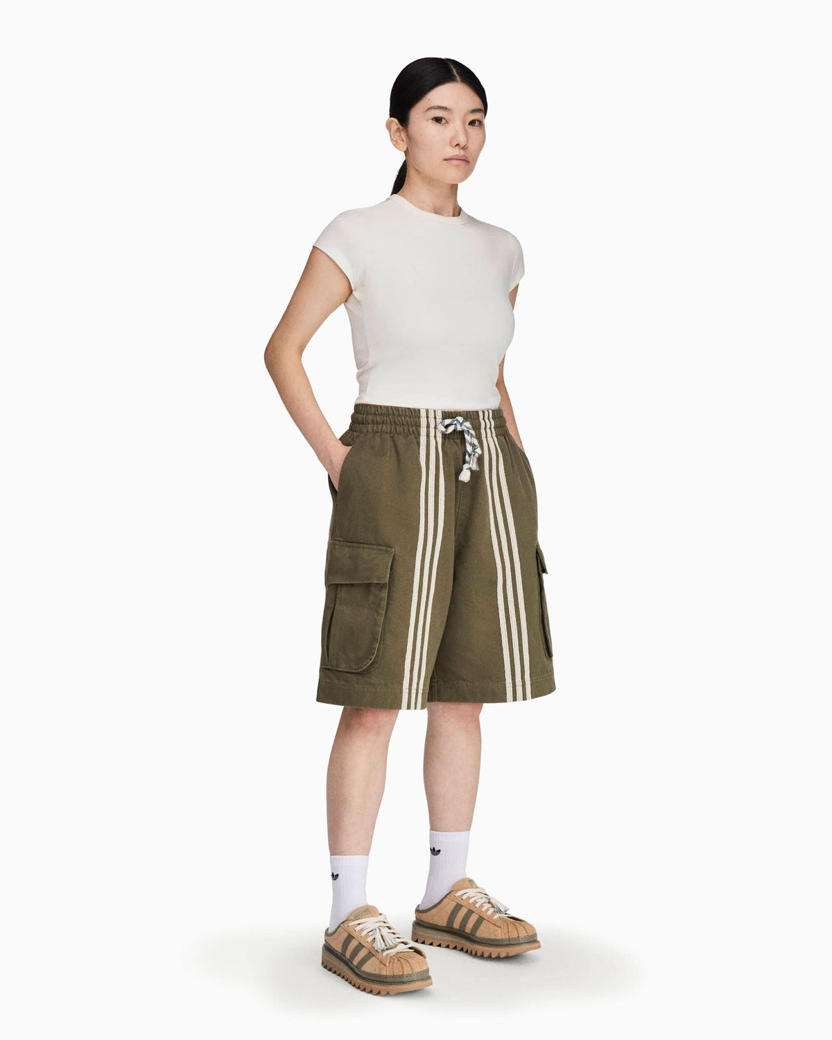 Shorts adidas Originals x CLOT Relaxed Unisex Shorts - KG4267