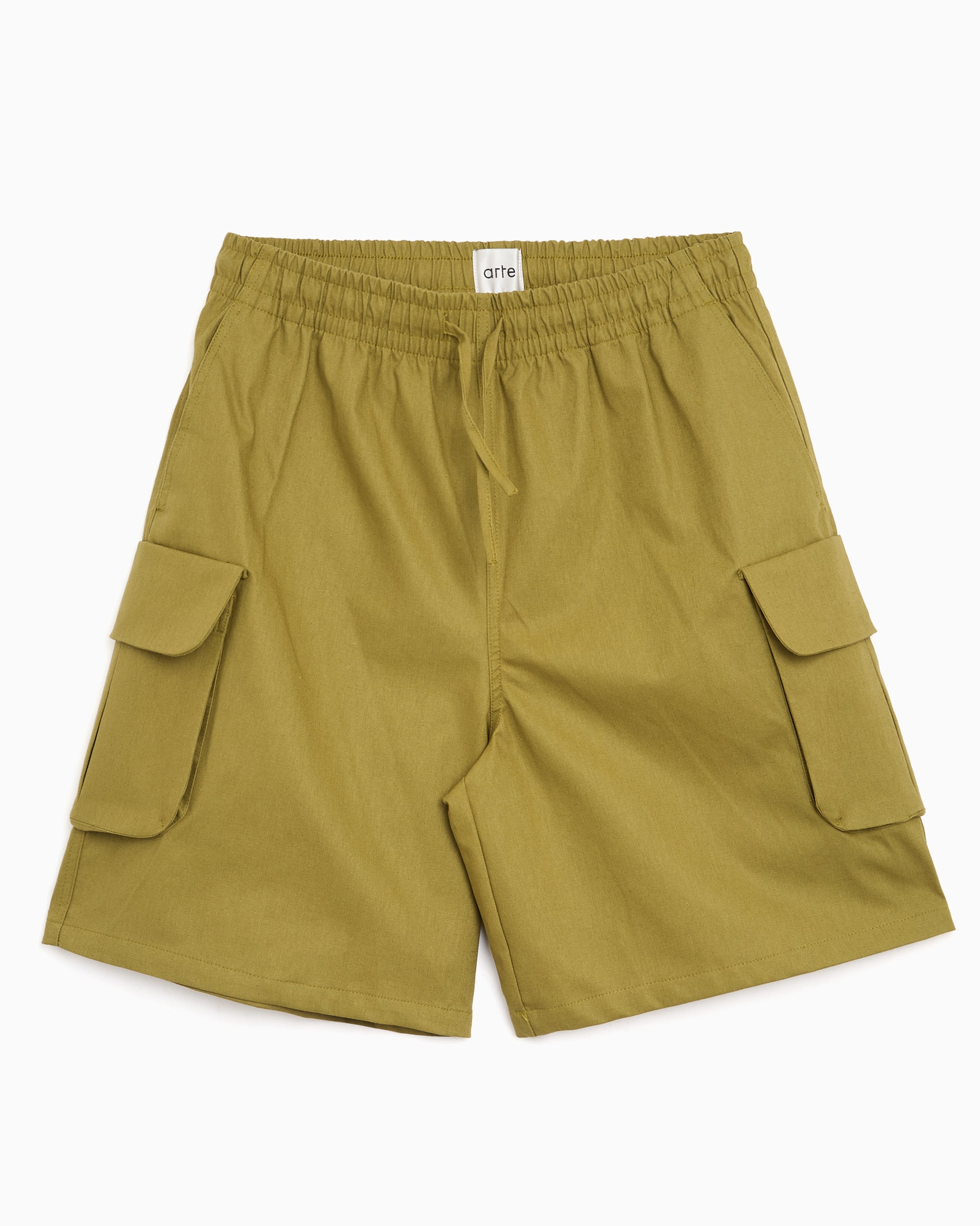 Shorts Arte Antwerp Linen Cargo Men's Shorts - SS26-040SHO-Green