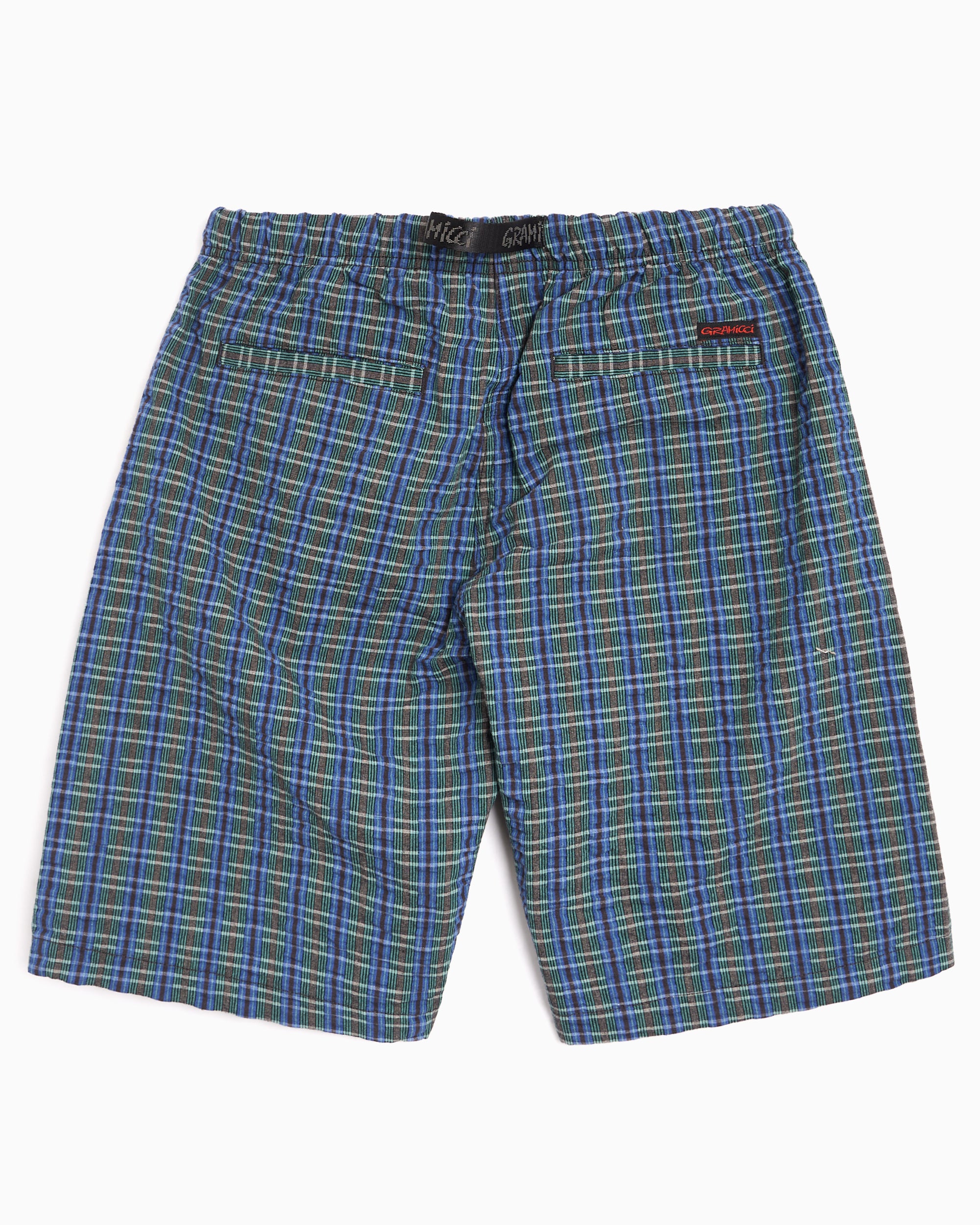 Shorts Gramicci O.G. G-Short Seersucker Plaid Relaxed Men's Shorts - G6SM-P022-MULTISTRIPE