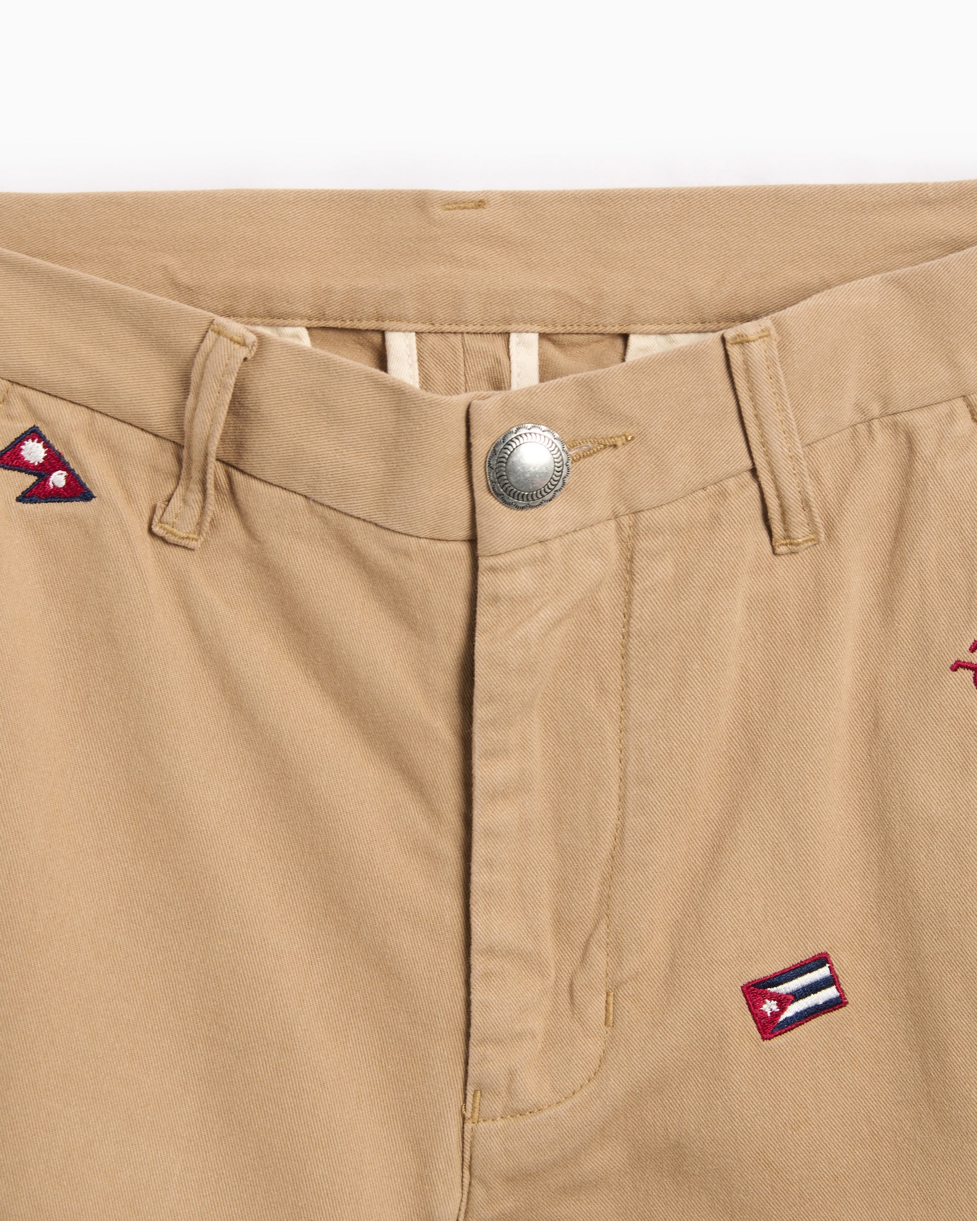 Shorts Liberaiders® Liberaiders® Lr Men's Embroidery Shorts Men's Shorts - 708022401-BEIGE