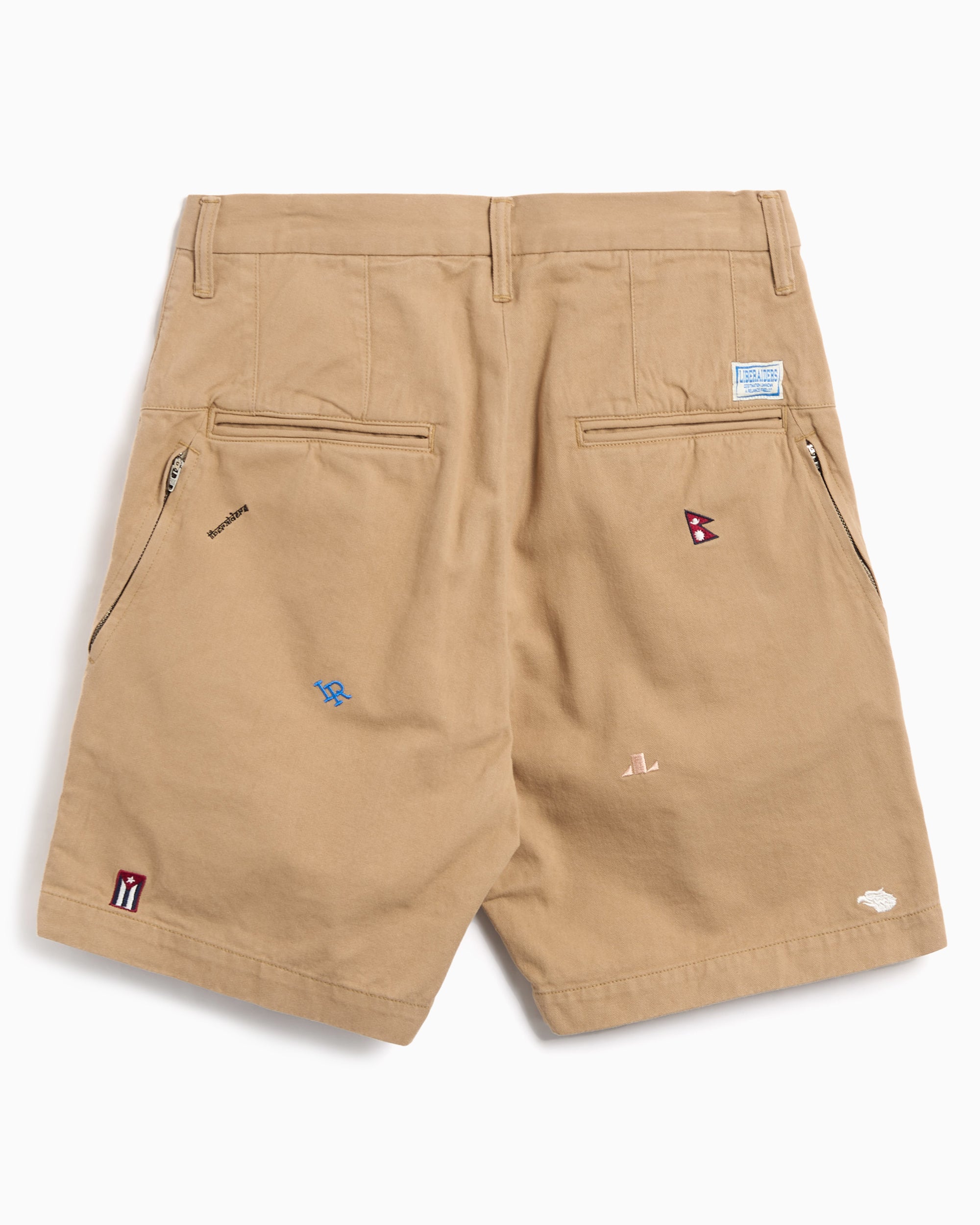 Shorts Liberaiders® Liberaiders® Lr Men's Embroidery Shorts Men's Shorts - 708022401-BEIGE
